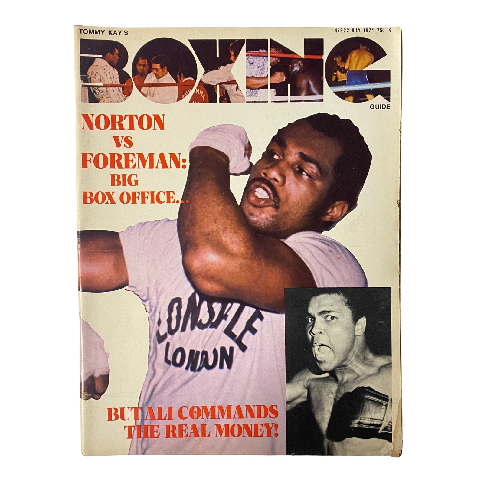 Tommy Kay's Boxing Magazine July 1974 George Foreman vs Ken Norton No Label