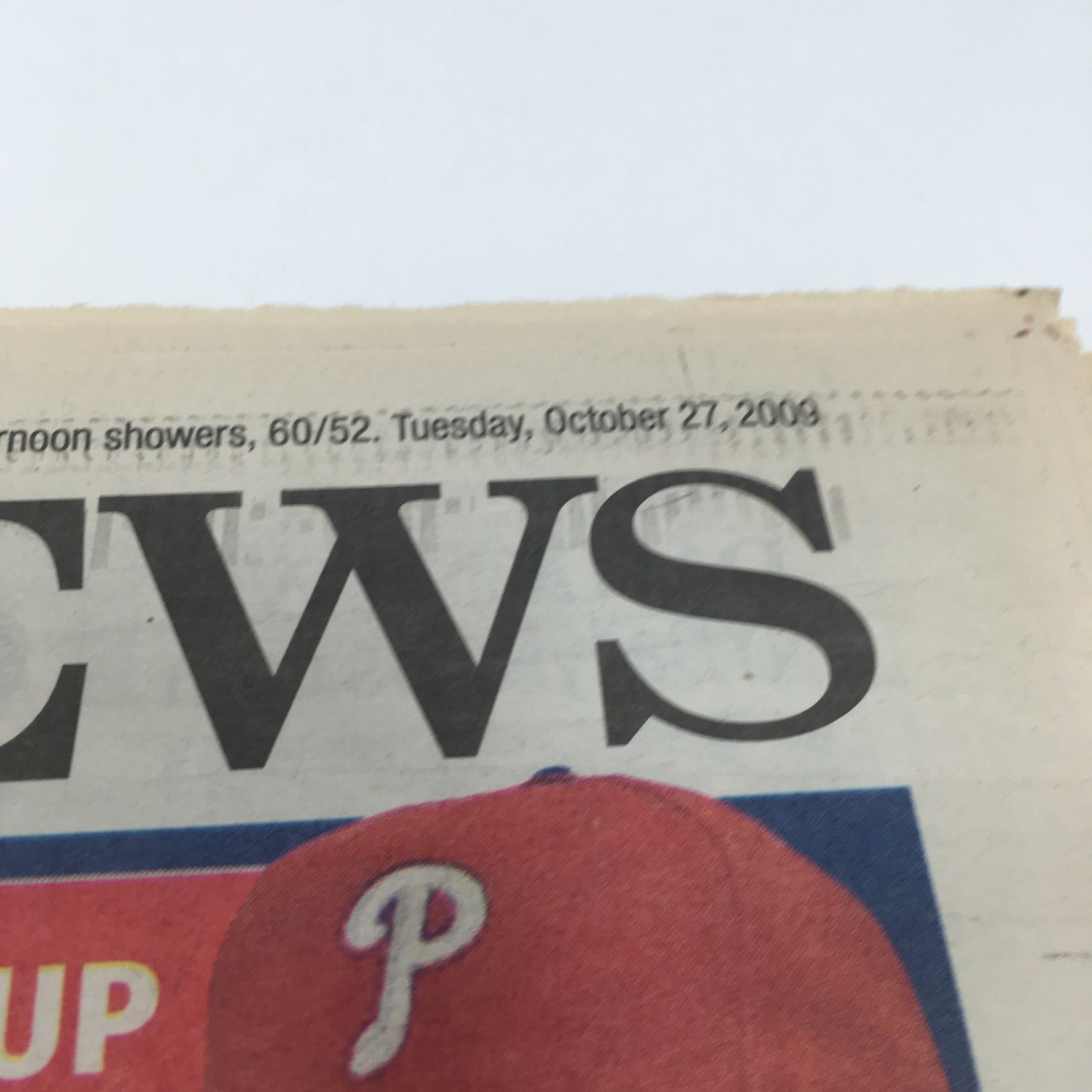 NY Daily News:10/27/09, Pity Silly-Delphia for Thinking they Can Beat NY