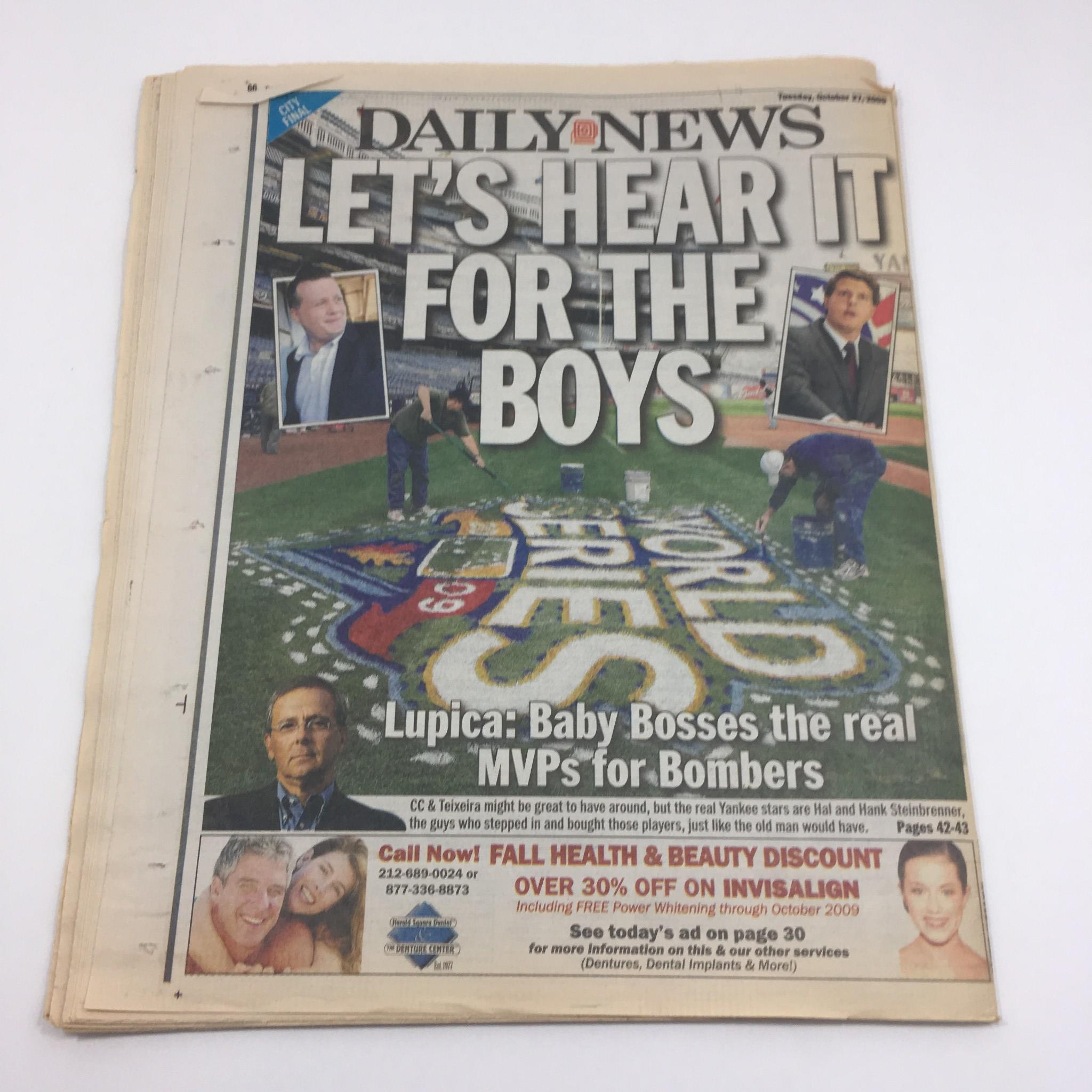 NY Daily News:10/27/09, Pity Silly-Delphia for Thinking they Can Beat NY