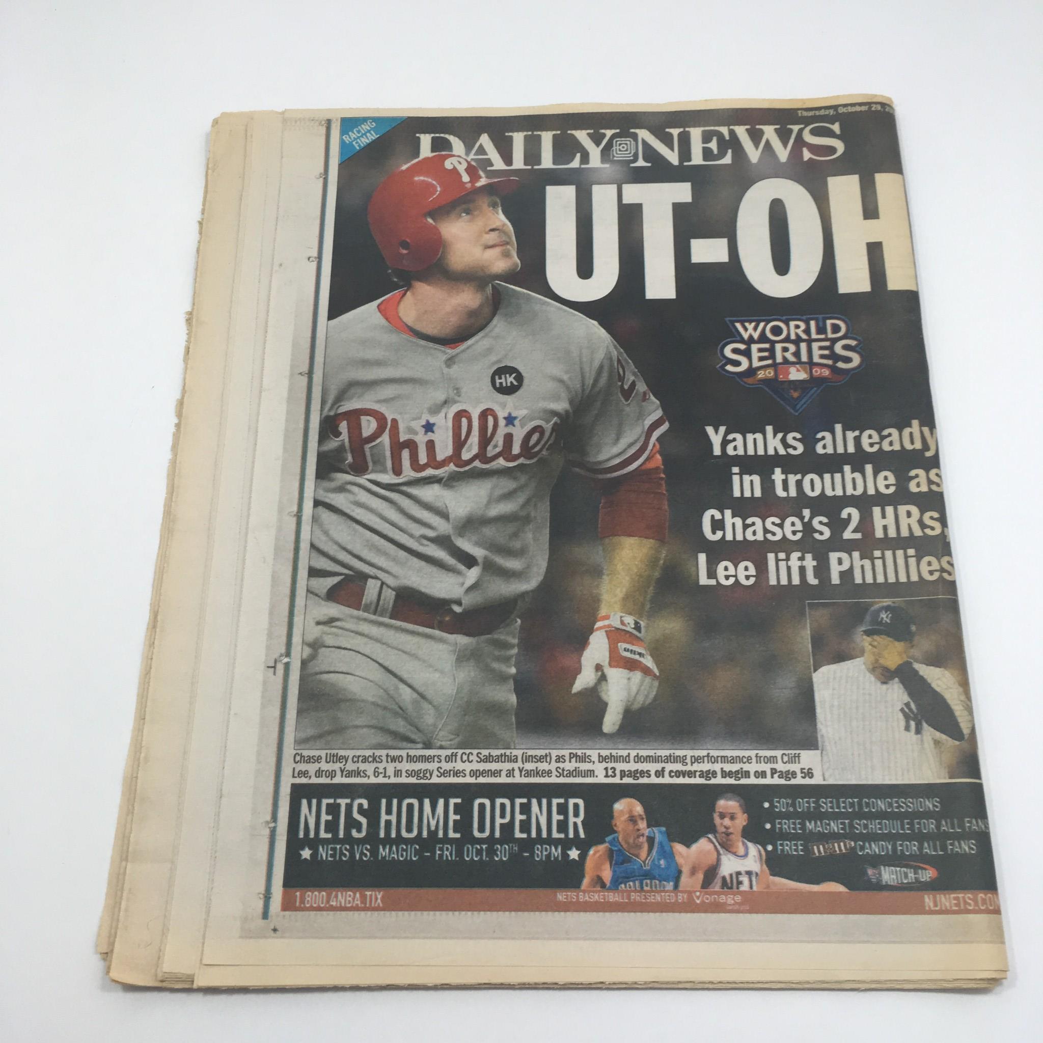 NY Daily News: Oct 29 2009, Damp Yankees