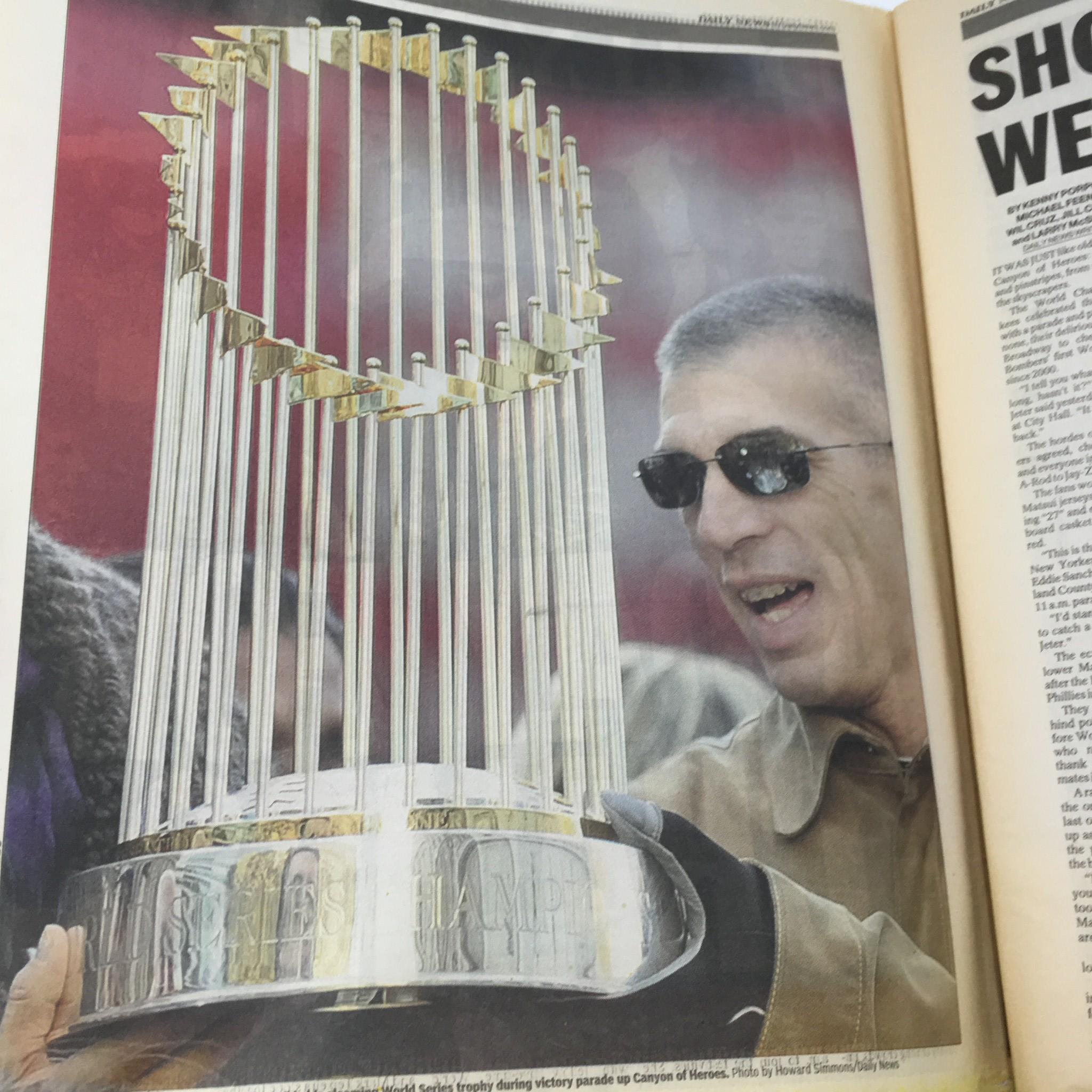 New York Daily News: Nov 7 2009, A Day For Champ Yankees