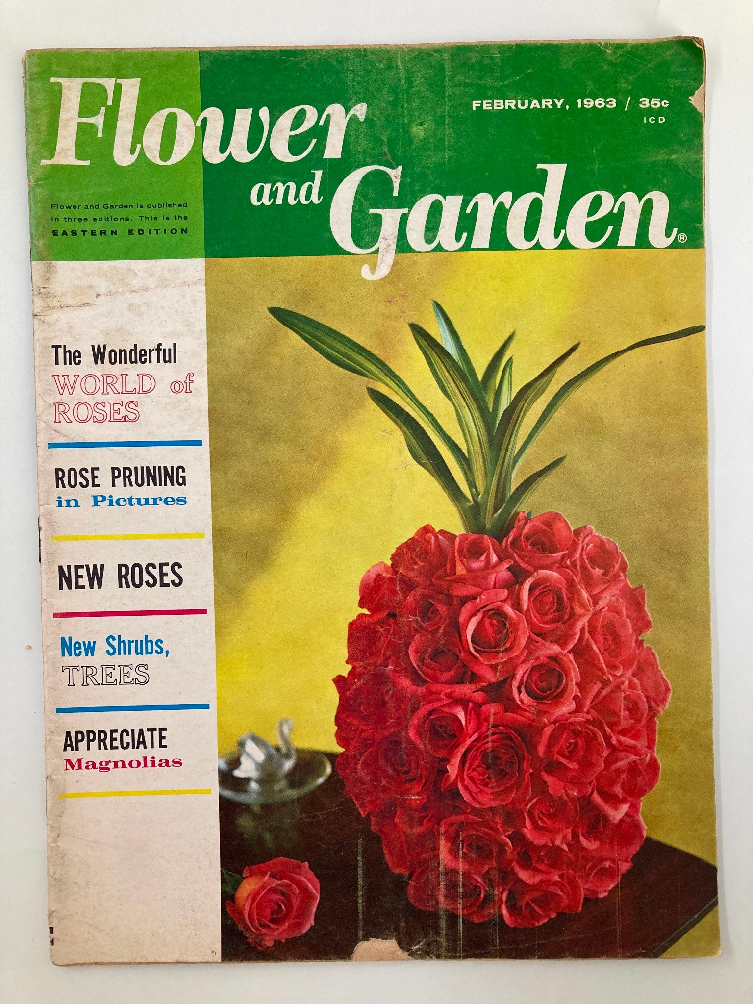 VTG Flower and Garden Magazine February 1963 The Tropicana Rose No Label