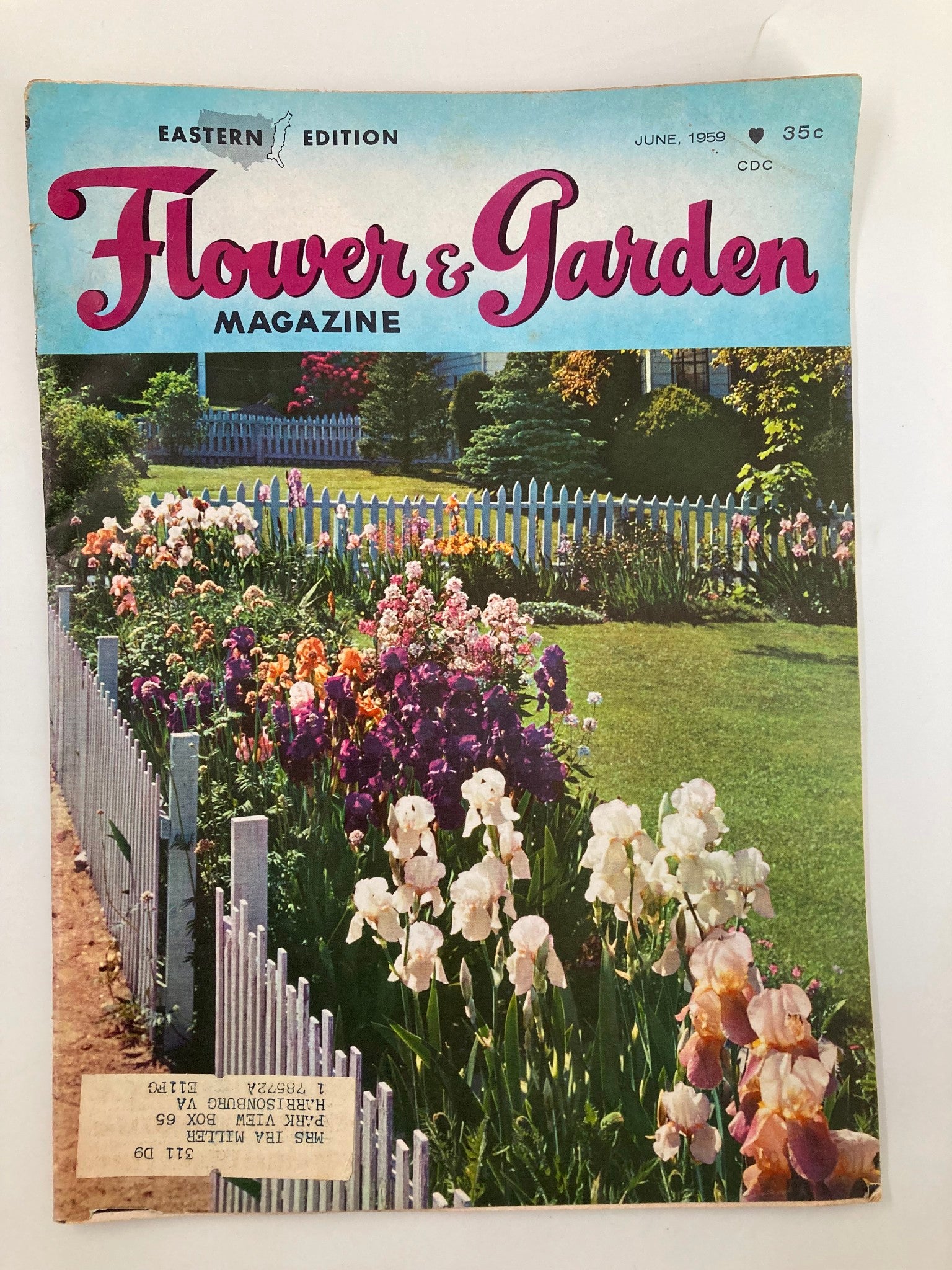 VTG Flower and Garden Magazine June 1959 It's Fun To Hybridize Iris