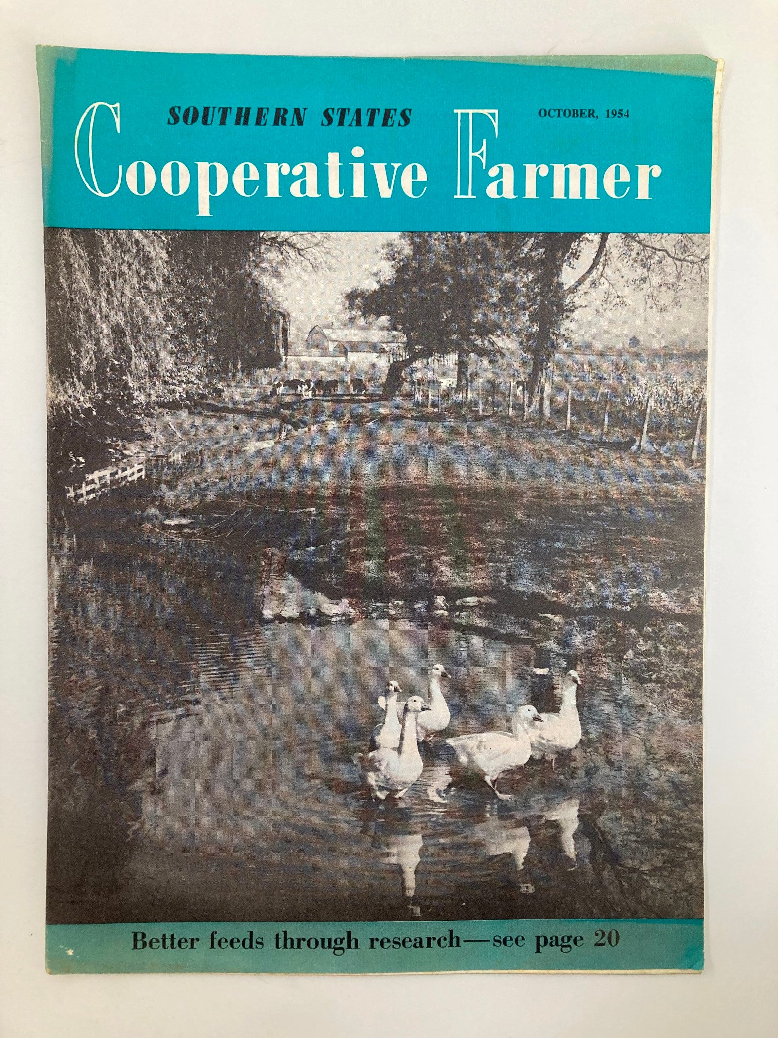 VTG Southern States Cooperative Farmer October 1954 Better Feed Through Research