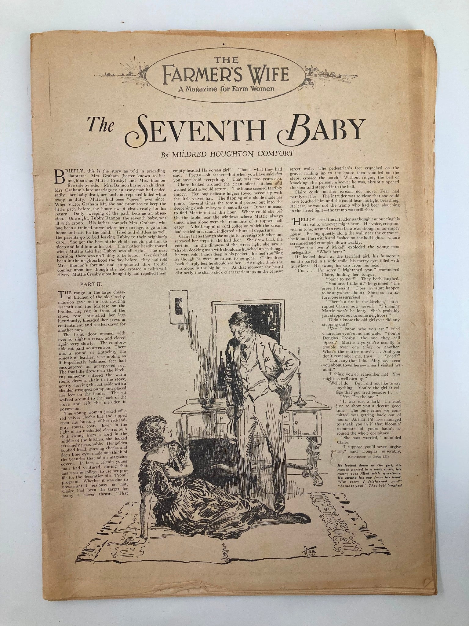 VTG The Farmer's Wife Magazine October 1925 The Seventh Baby No Label