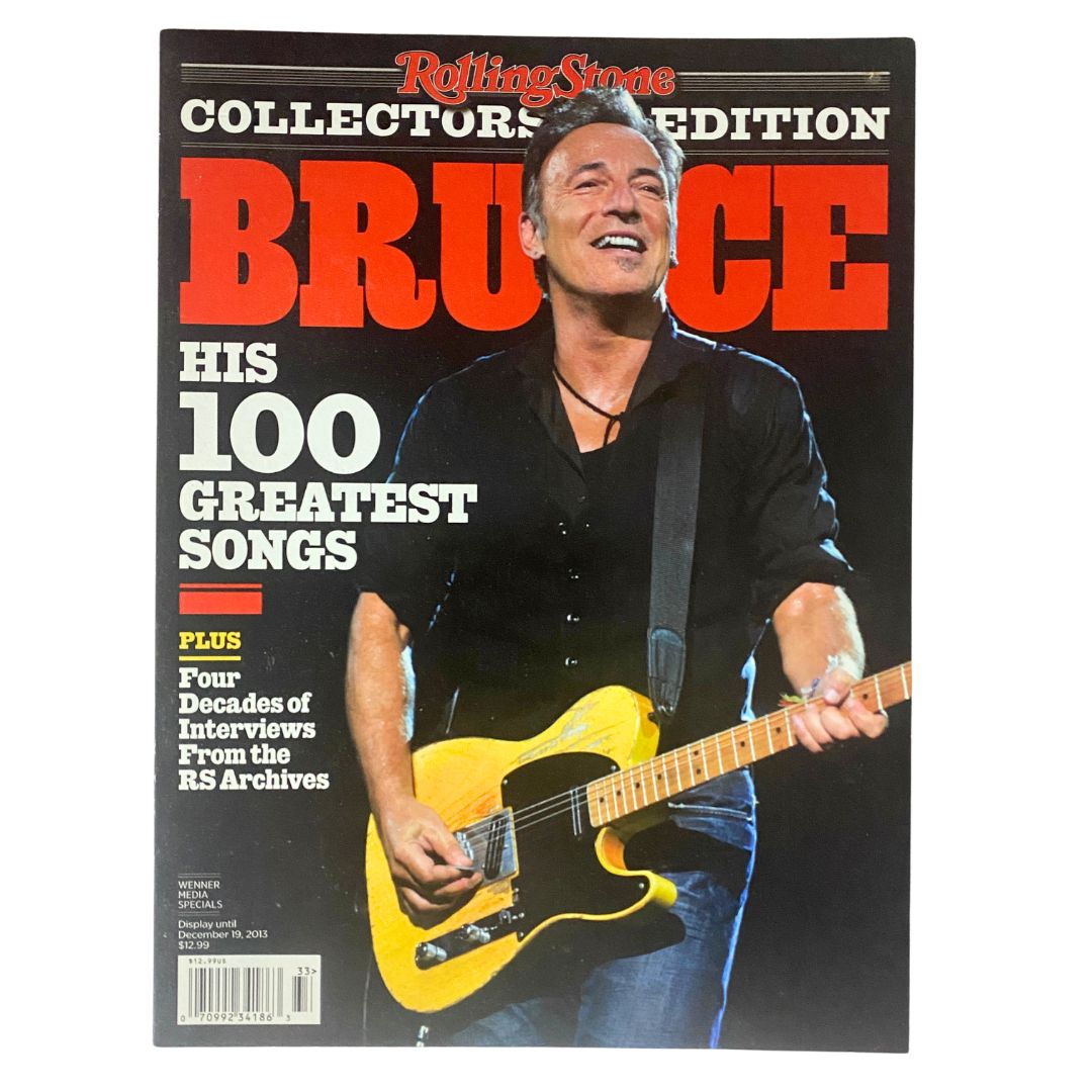 Rolling Stone Magazine December 2013 Bruce Springsteen Collectors Ed. No Label