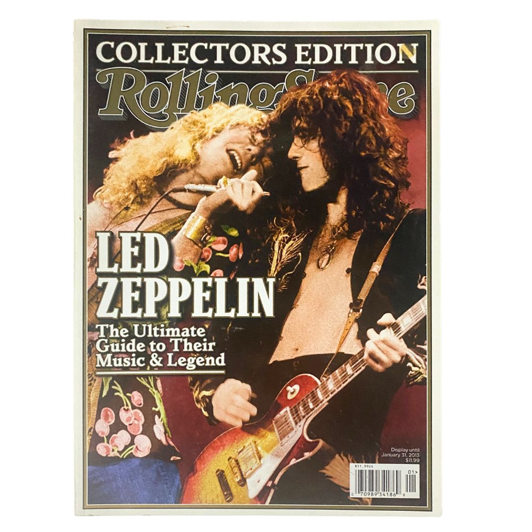 Rolling Stone Magazine January 2013 Led Zepellin Collectors Ed. No Label