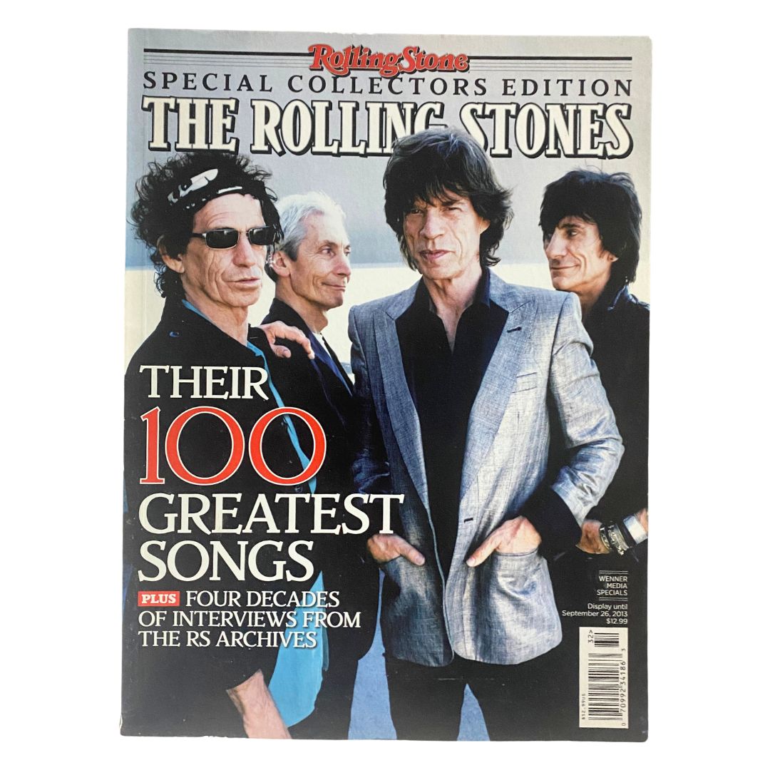 Rolling Stone Magazine September 2013 The Rolling Stones Collectors Ed. No Label