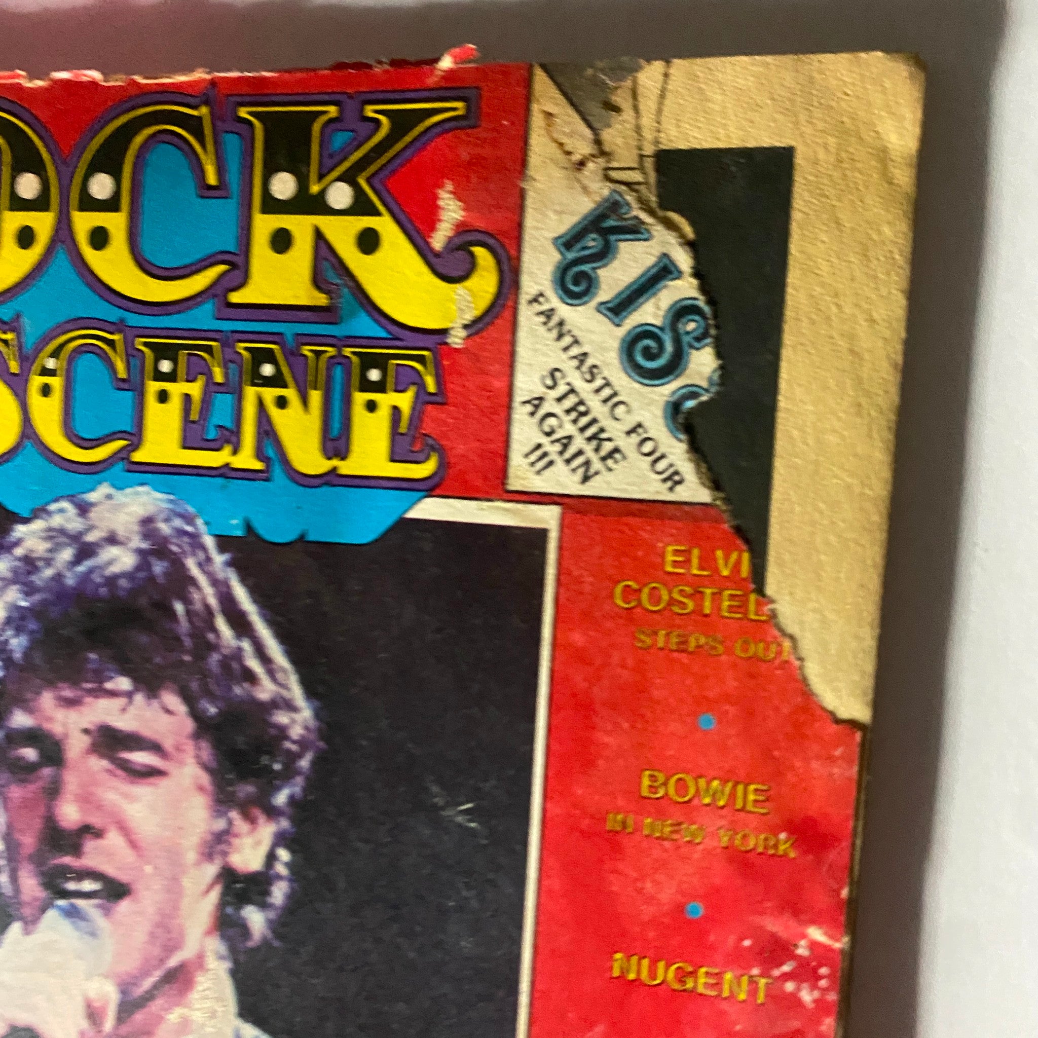 VTG Rock Scene Magazine October 1978 Bruce Springsteen GD Interior No Label