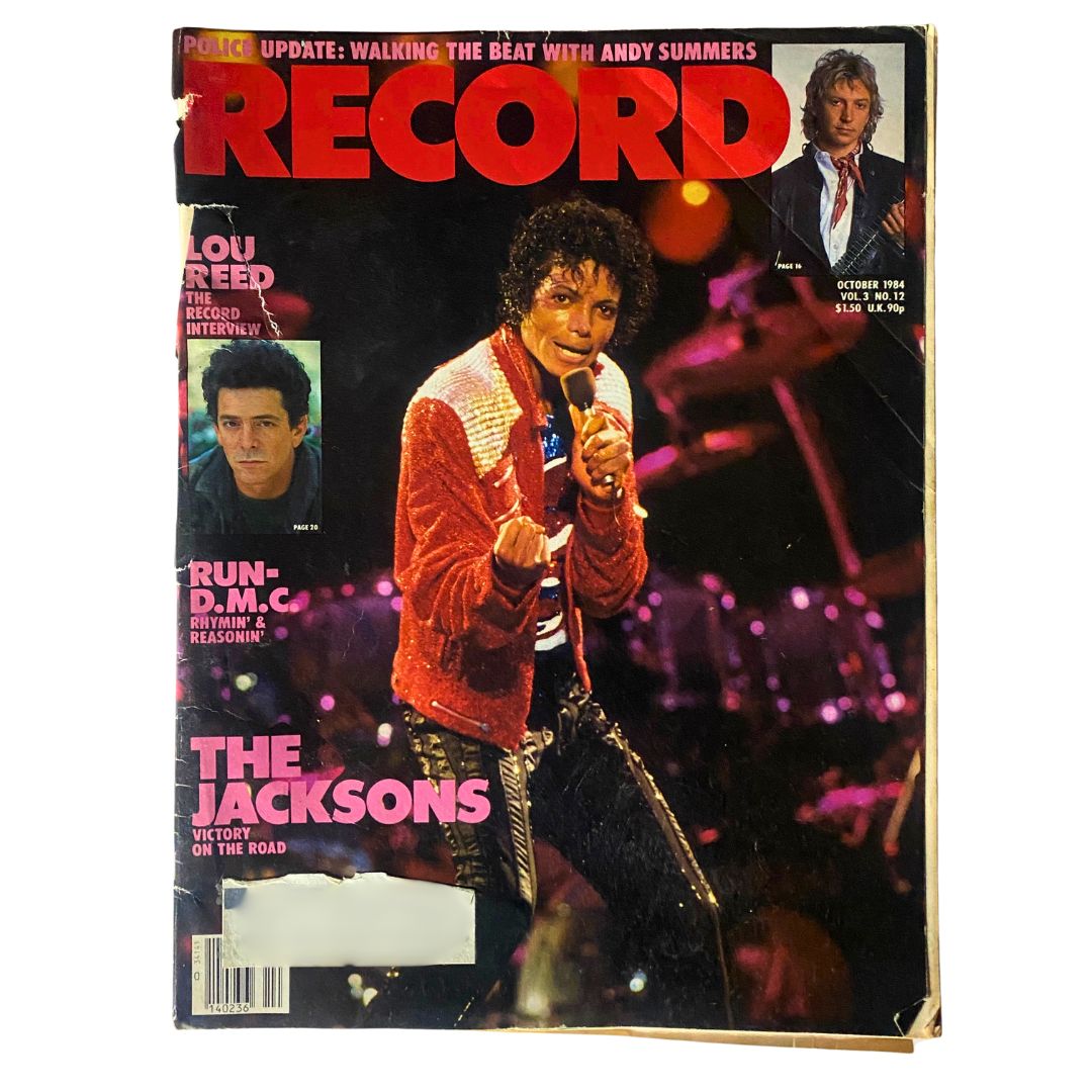 VTG Record Magazine October 1984 Vol 3 No. 12 Michael Jackson & The Jacksons