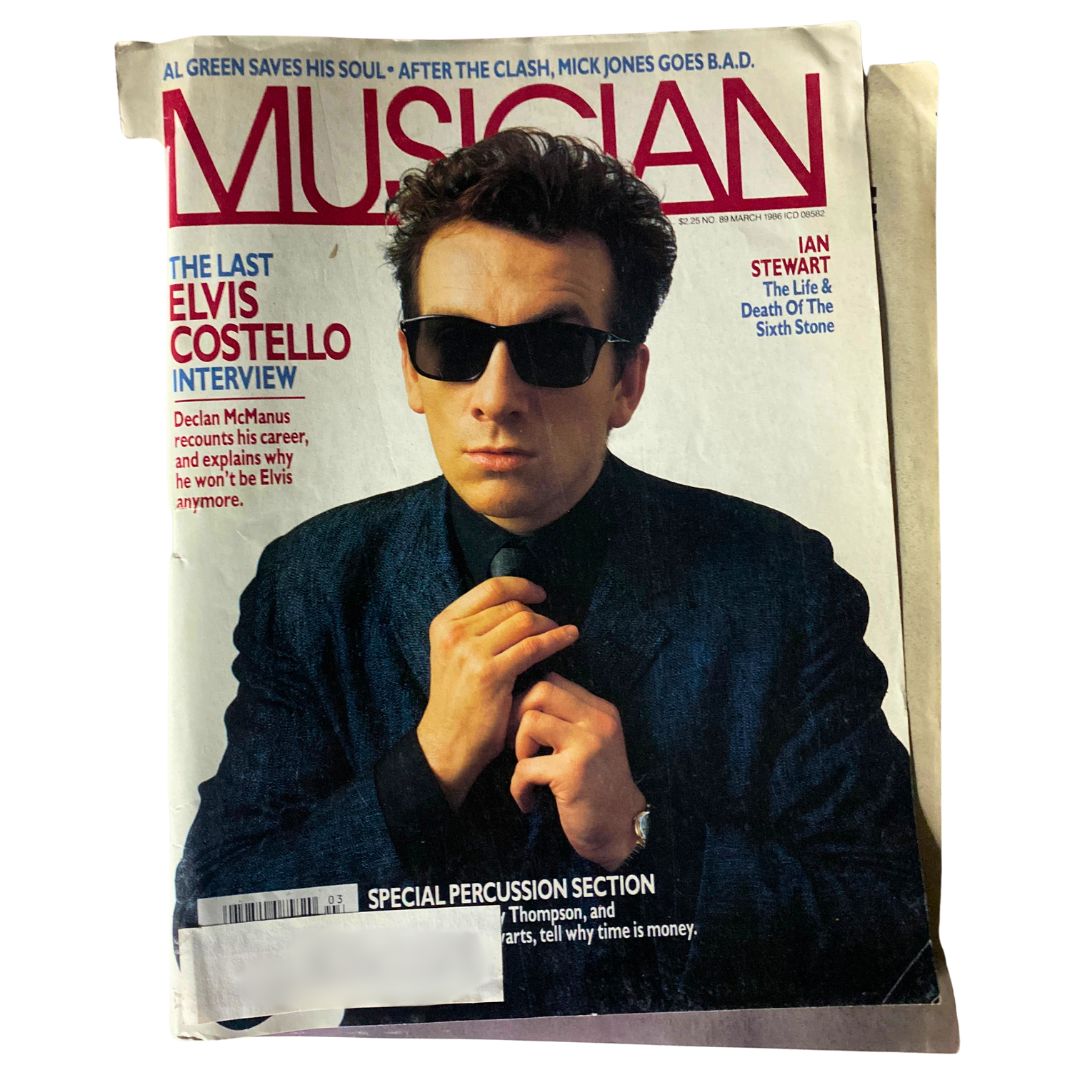 VTG Musician Magazine March 1986 No. 89 The Last Elvis Costello Interview