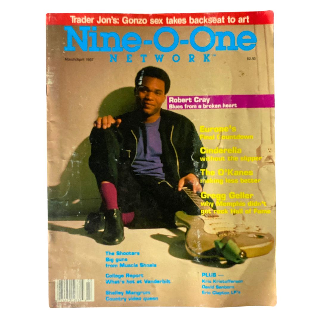 VTG Nine-O-One Network Magazine March 1987 Robert Cray No Label