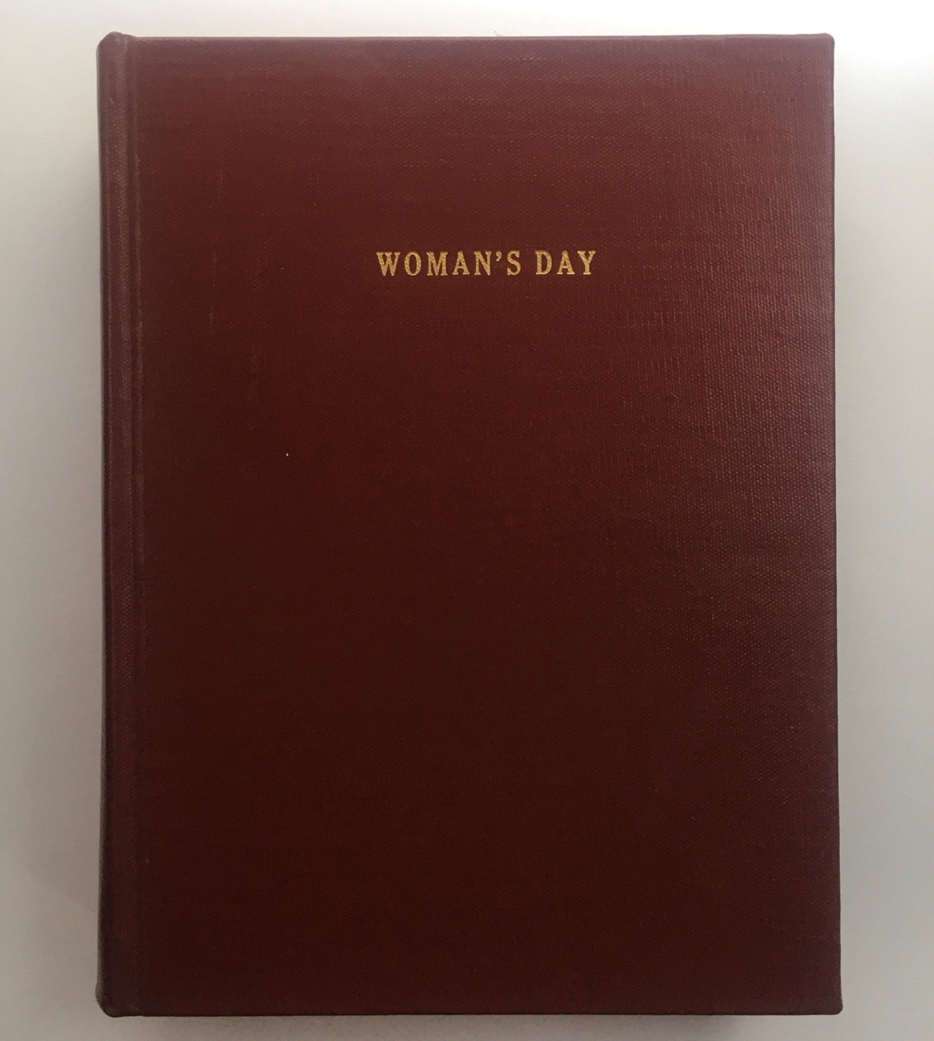 1968 Woman's Day Magazine, complete year-round compilation bound in a single book, featuring all issues from the year.