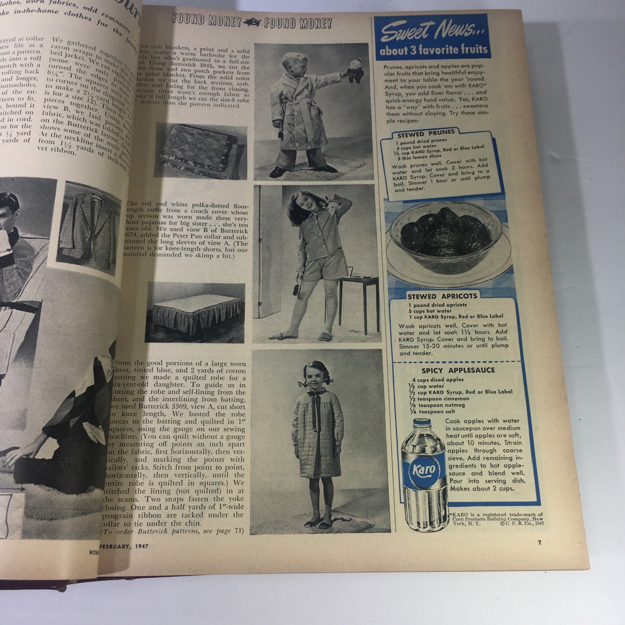 1947 Woman's Day Magazine Complete Year Round In One Book Compilation