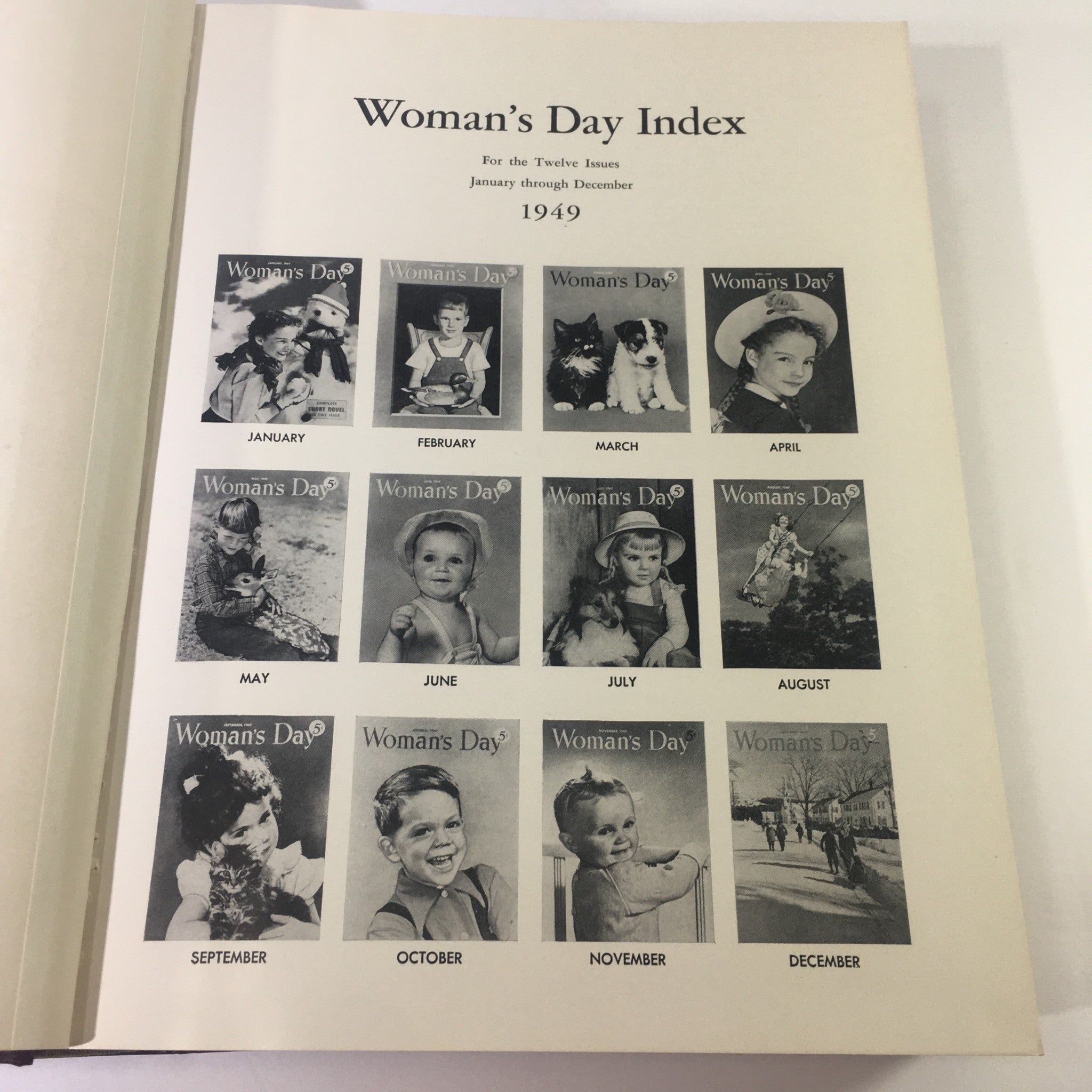 1949 Woman's Day Magazine Complete Year Round In One Book Compilation