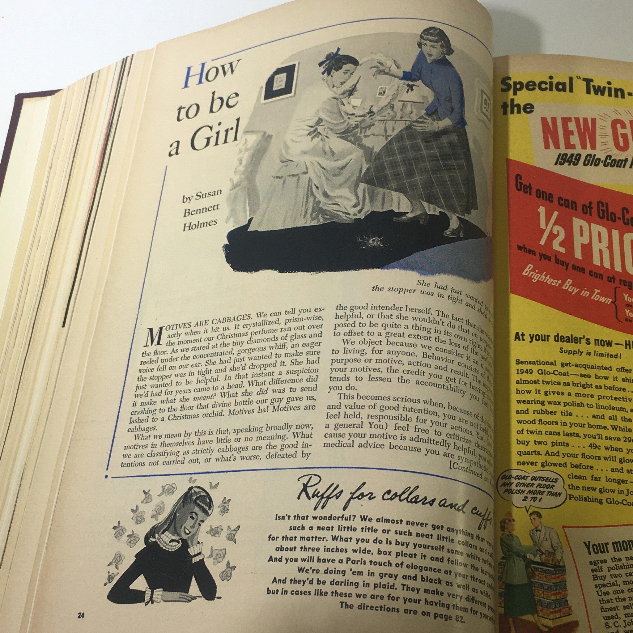 1949 Woman's Day Magazine Complete Year Round In One Book Compilation