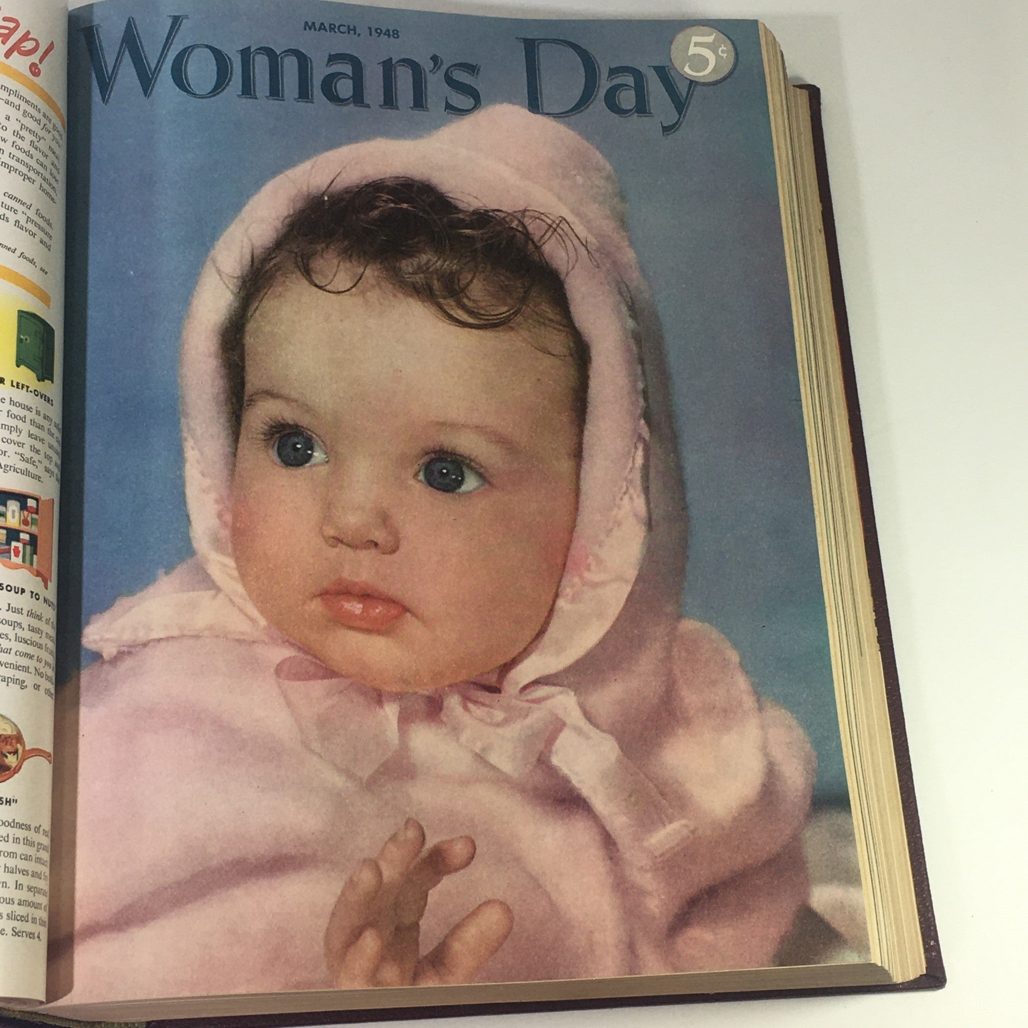 1948 Woman's Day Magazine Complete Year Round In One Book Compilation