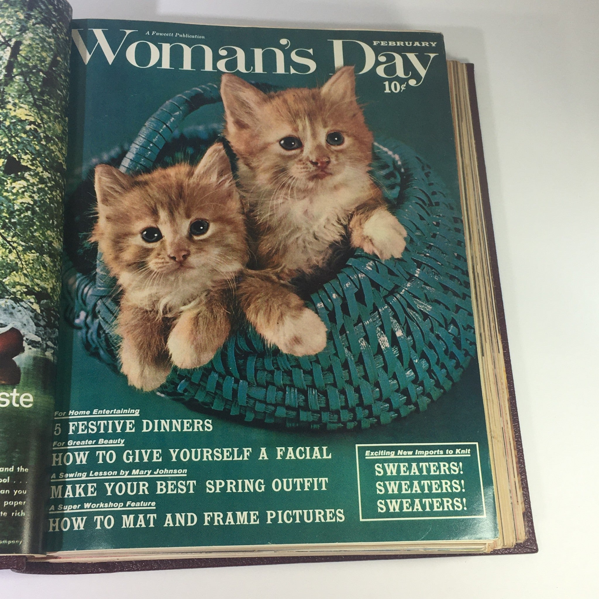 1962 Woman's Day Magazine Complete Year Round In One Book Compilation