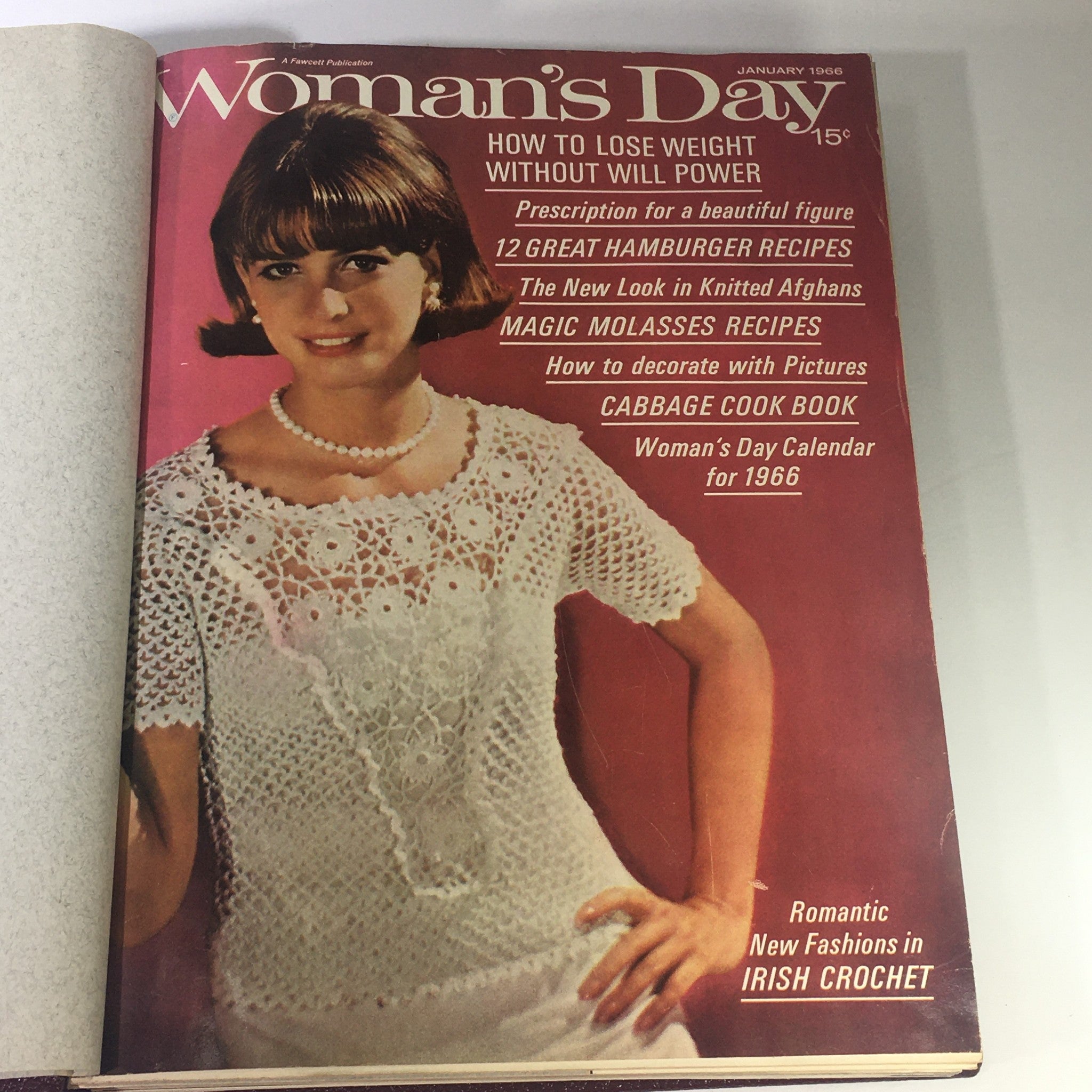 1966 Woman's Day Magazine Complete Year Round In One Book Compilation