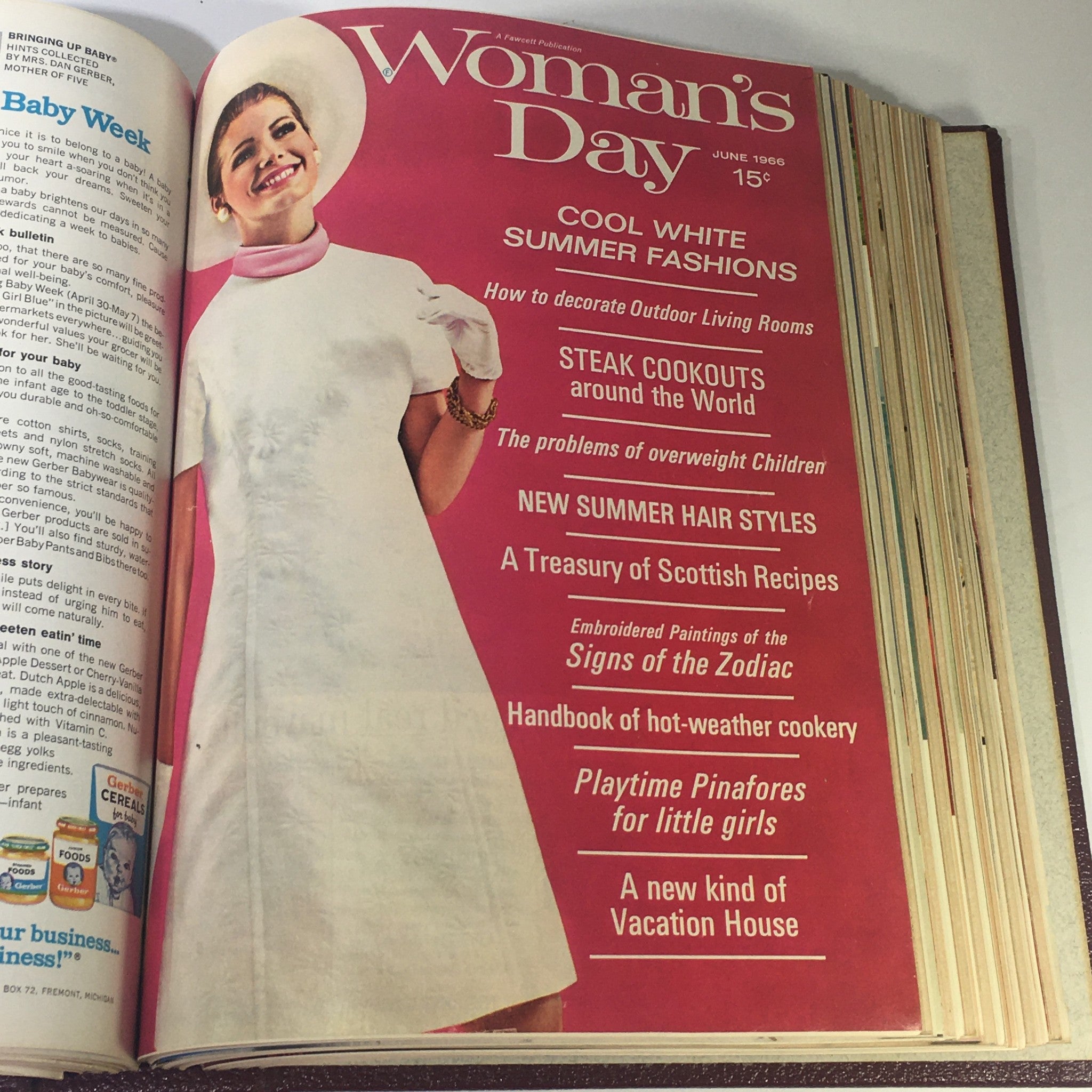 1966 Woman's Day Magazine Complete Year Round In One Book Compilation