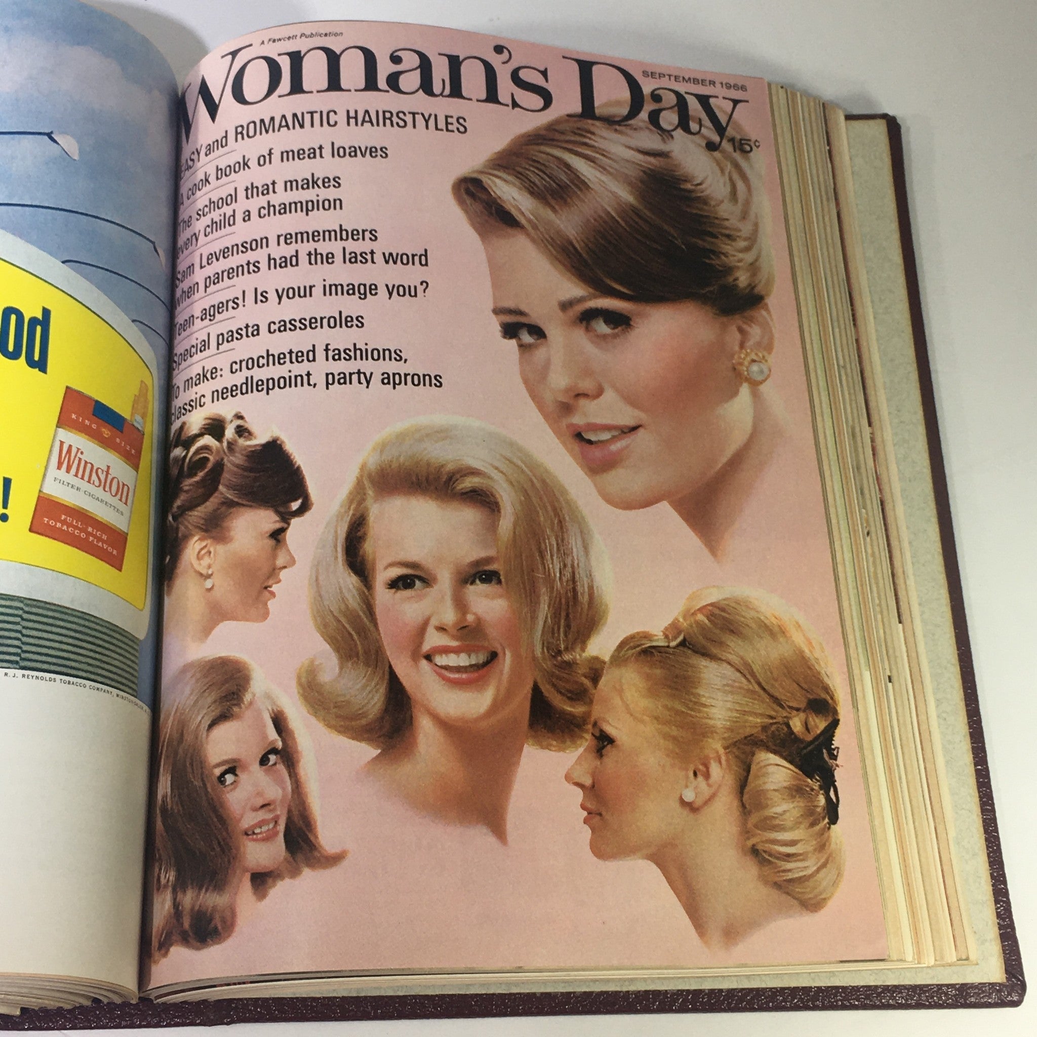 1966 Woman's Day Magazine Complete Year Round In One Book Compilation