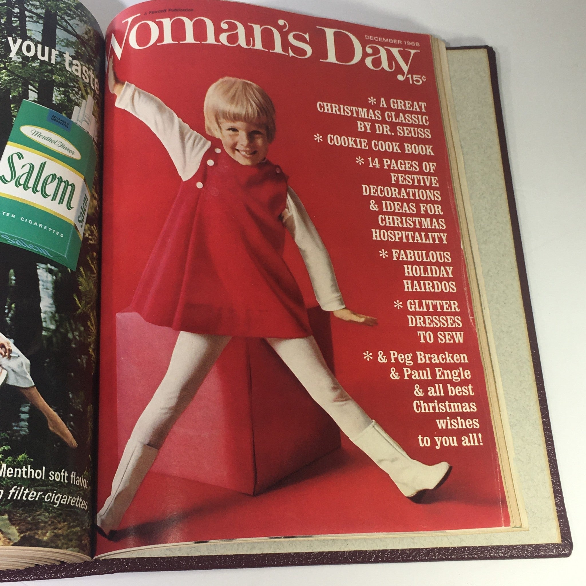 1966 Woman's Day Magazine Complete Year Round In One Book Compilation