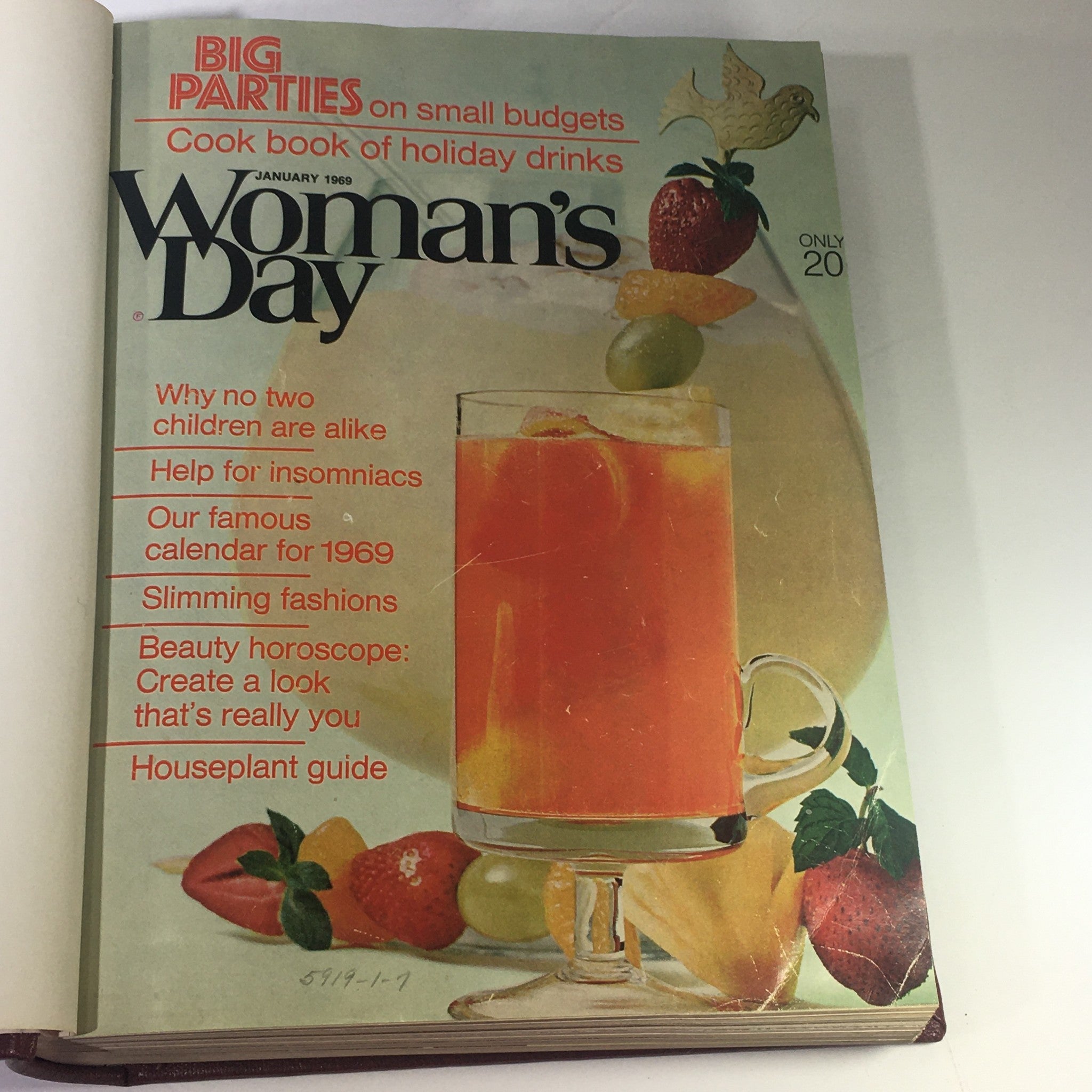 1969 Woman's Day Magazine Complete Year Round In One Book Compilation