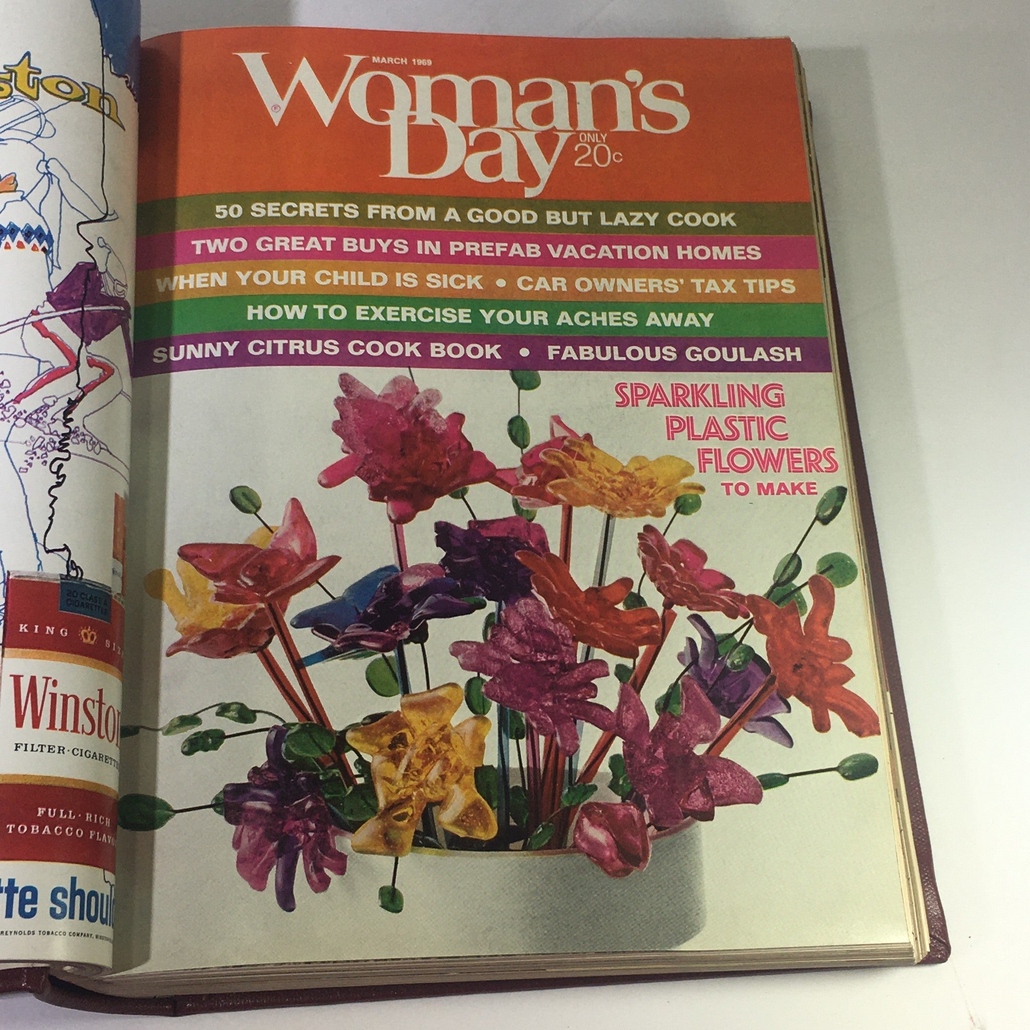 1969 Woman's Day Magazine Complete Year Round In One Book Compilation