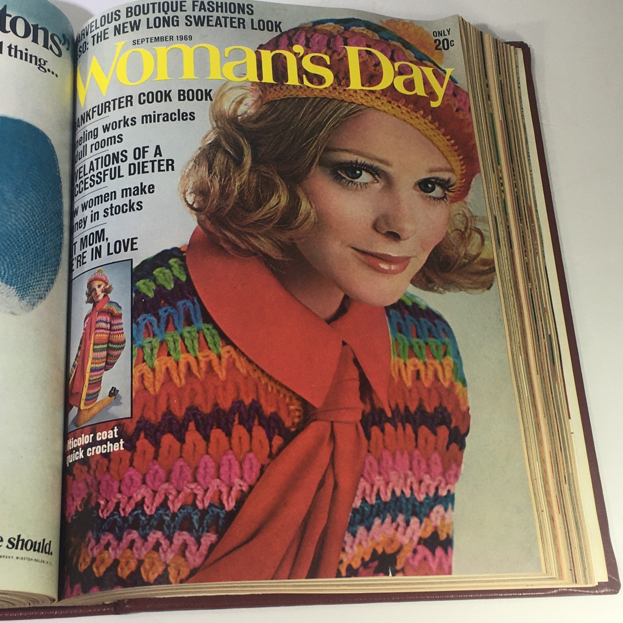 1969 Woman's Day Magazine Complete Year Round In One Book Compilation