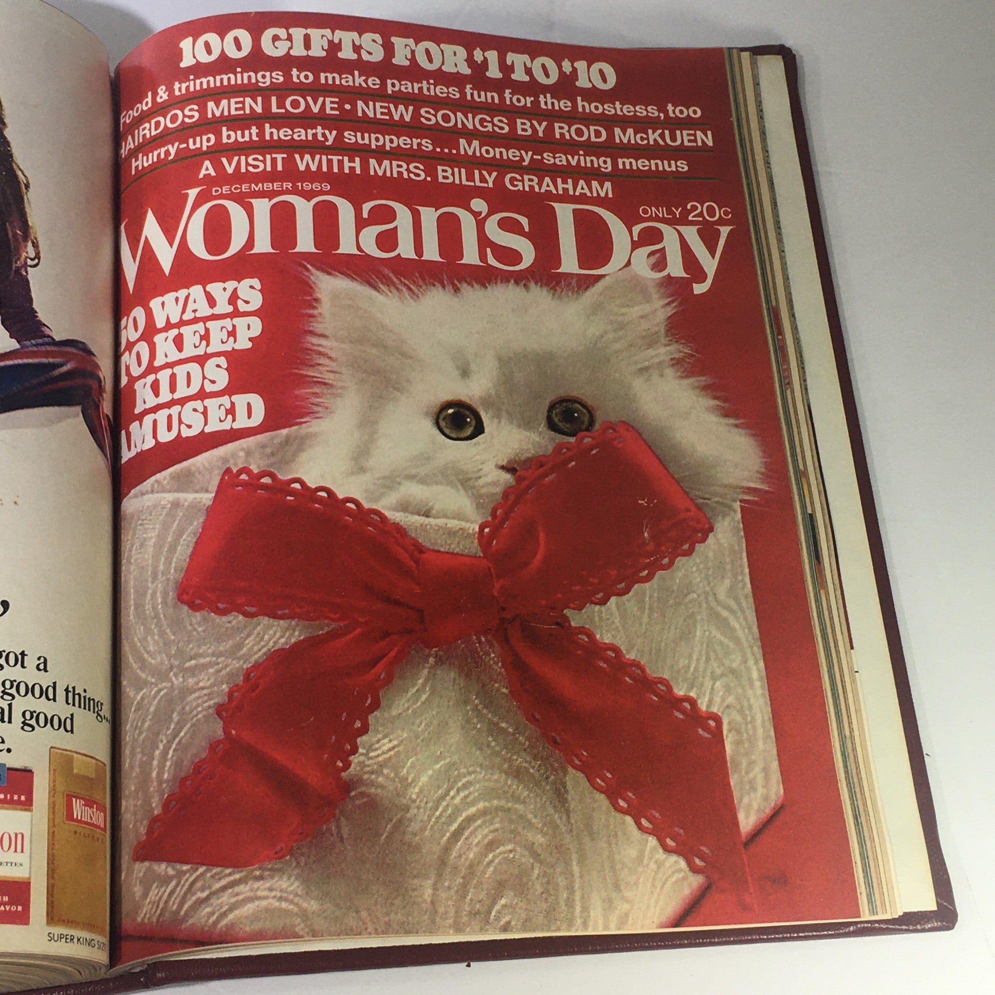 1969 Woman's Day Magazine Complete Year Round In One Book Compilation