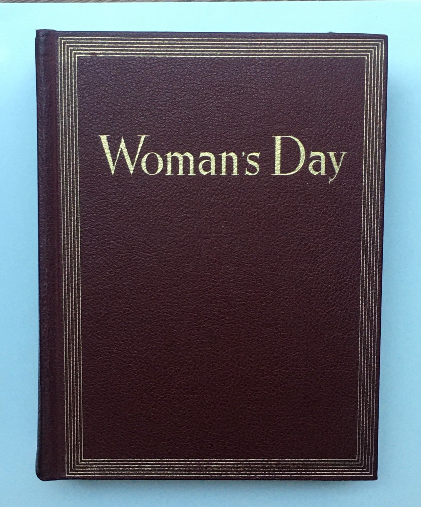 1955 Woman's Day Magazine Complete Year Round In One Book Compilation