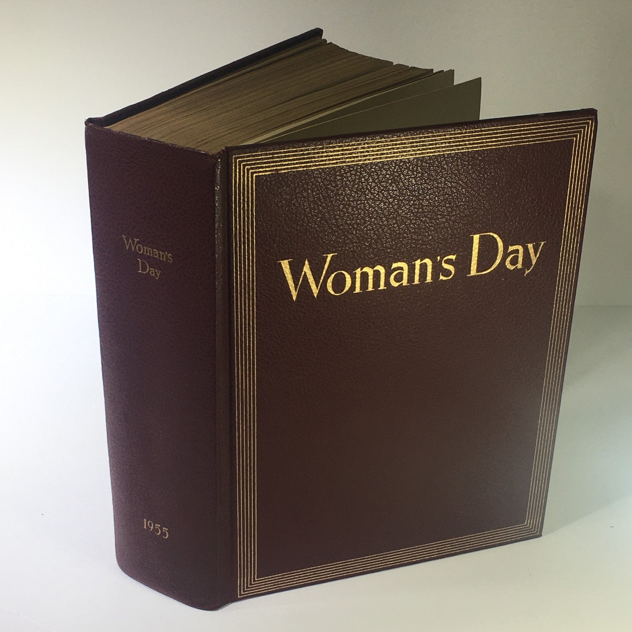 1955 Woman's Day Magazine Complete Year Round In One Book Compilation