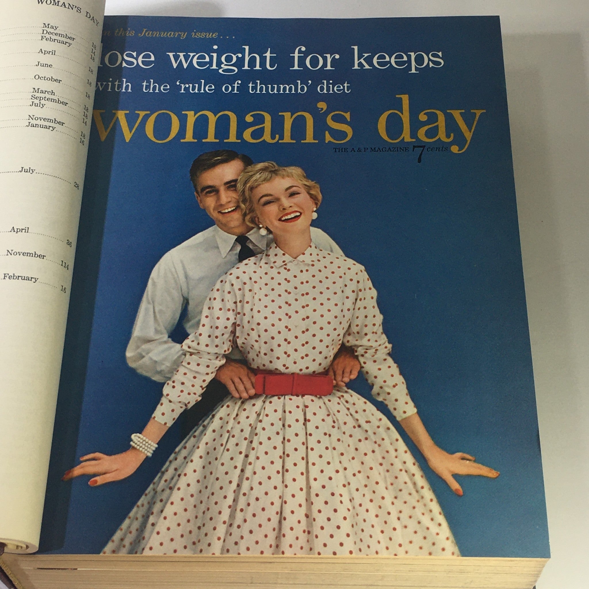 1955 Woman's Day Magazine Complete Year Round In One Book Compilation