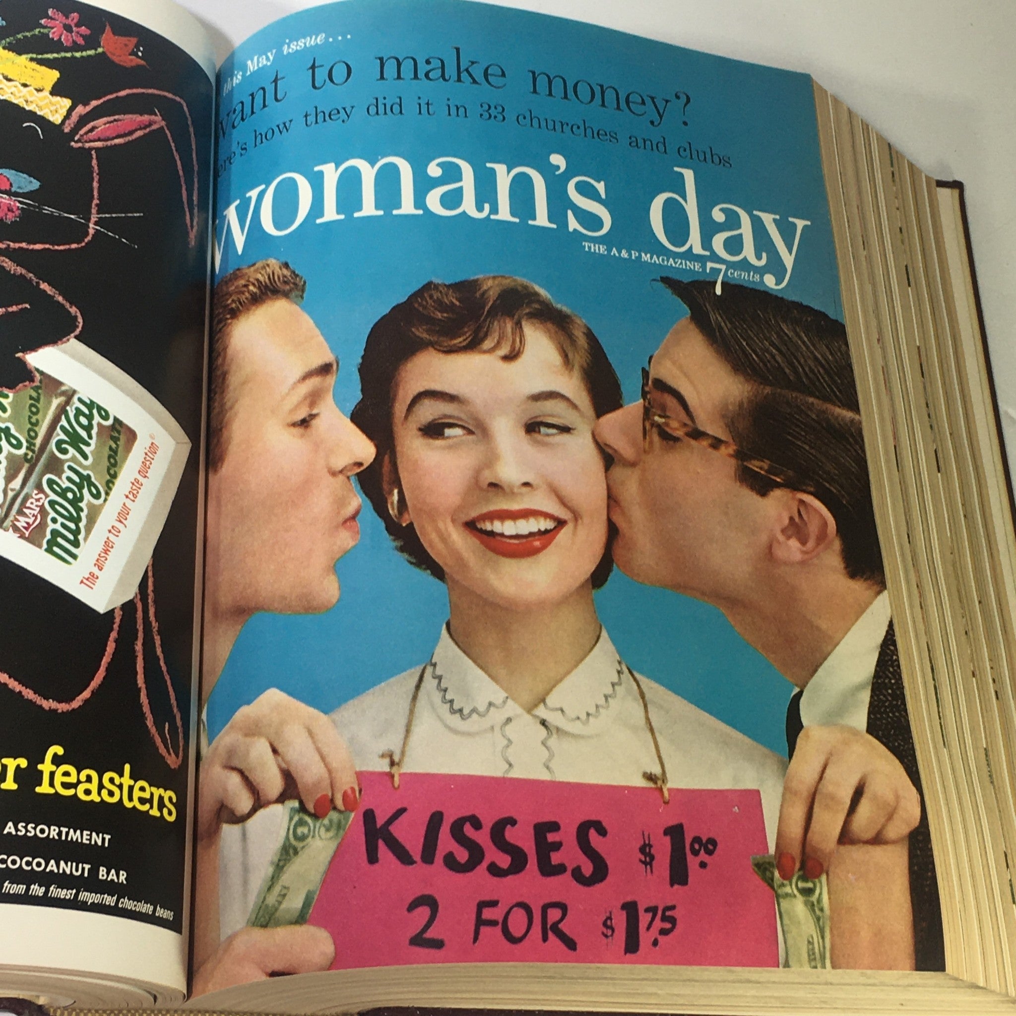 1955 Woman's Day Magazine Complete Year Round In One Book Compilation