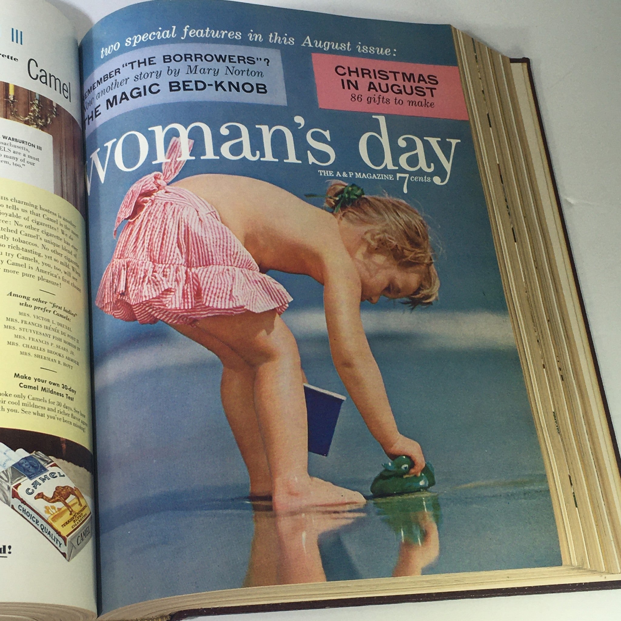 1955 Woman's Day Magazine Complete Year Round In One Book Compilation