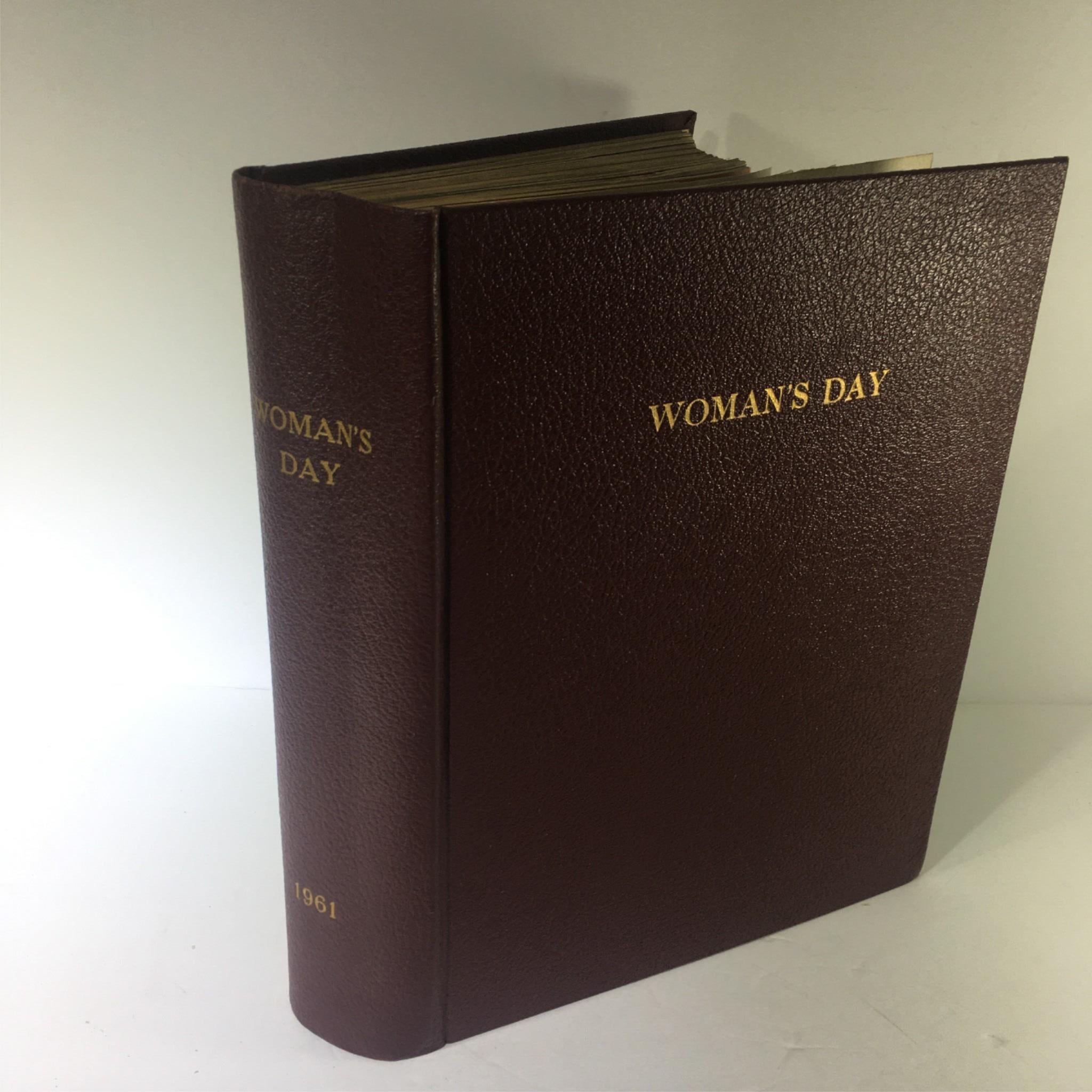 1961 Woman's Day Magazine Complete Year Round In One Book Compilation