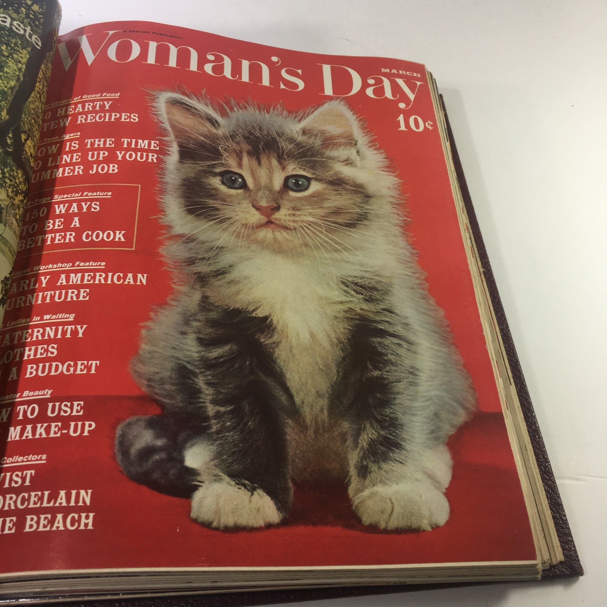 1961 Woman's Day Magazine Complete Year Round In One Book Compilation