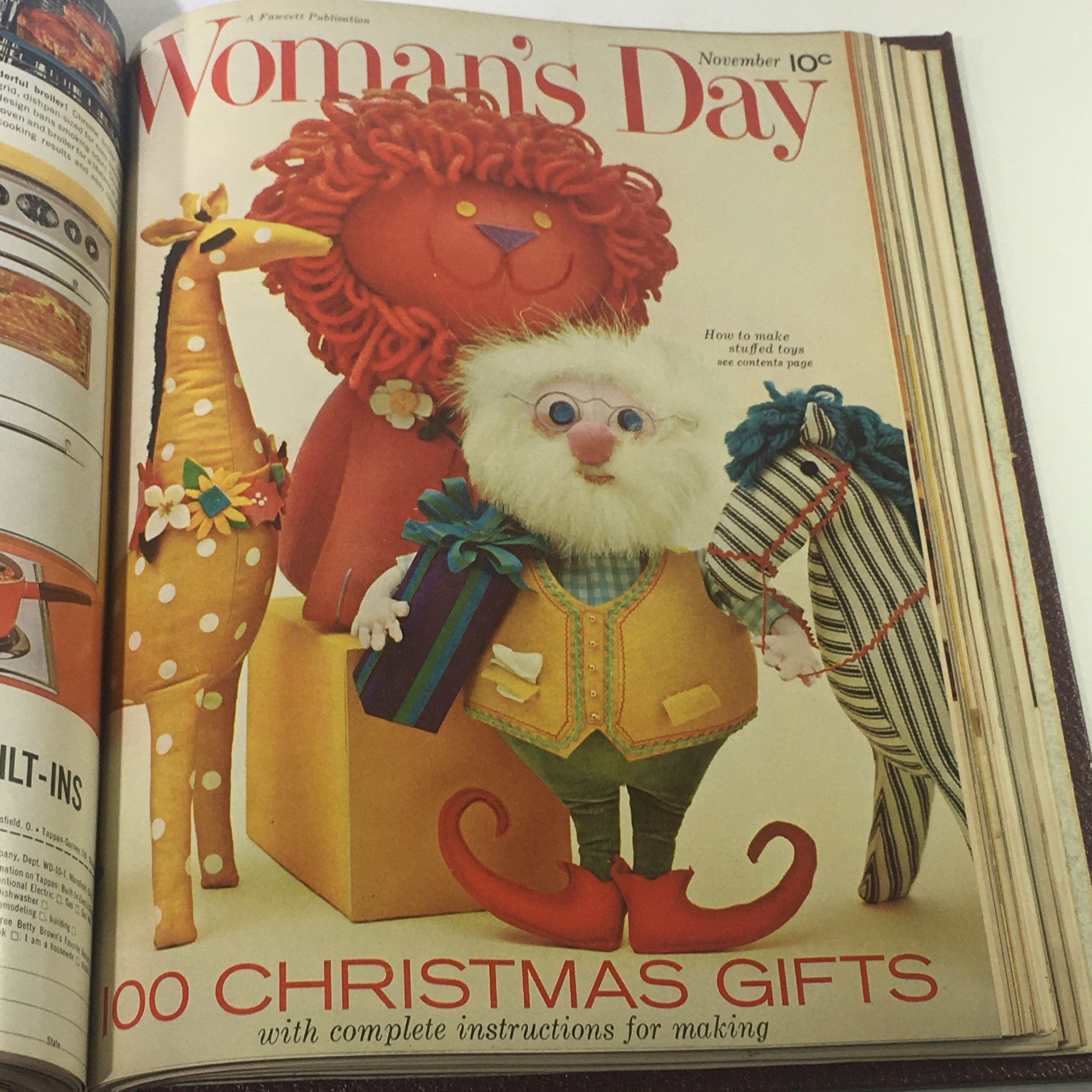 1961 Woman's Day Magazine Complete Year Round In One Book Compilation