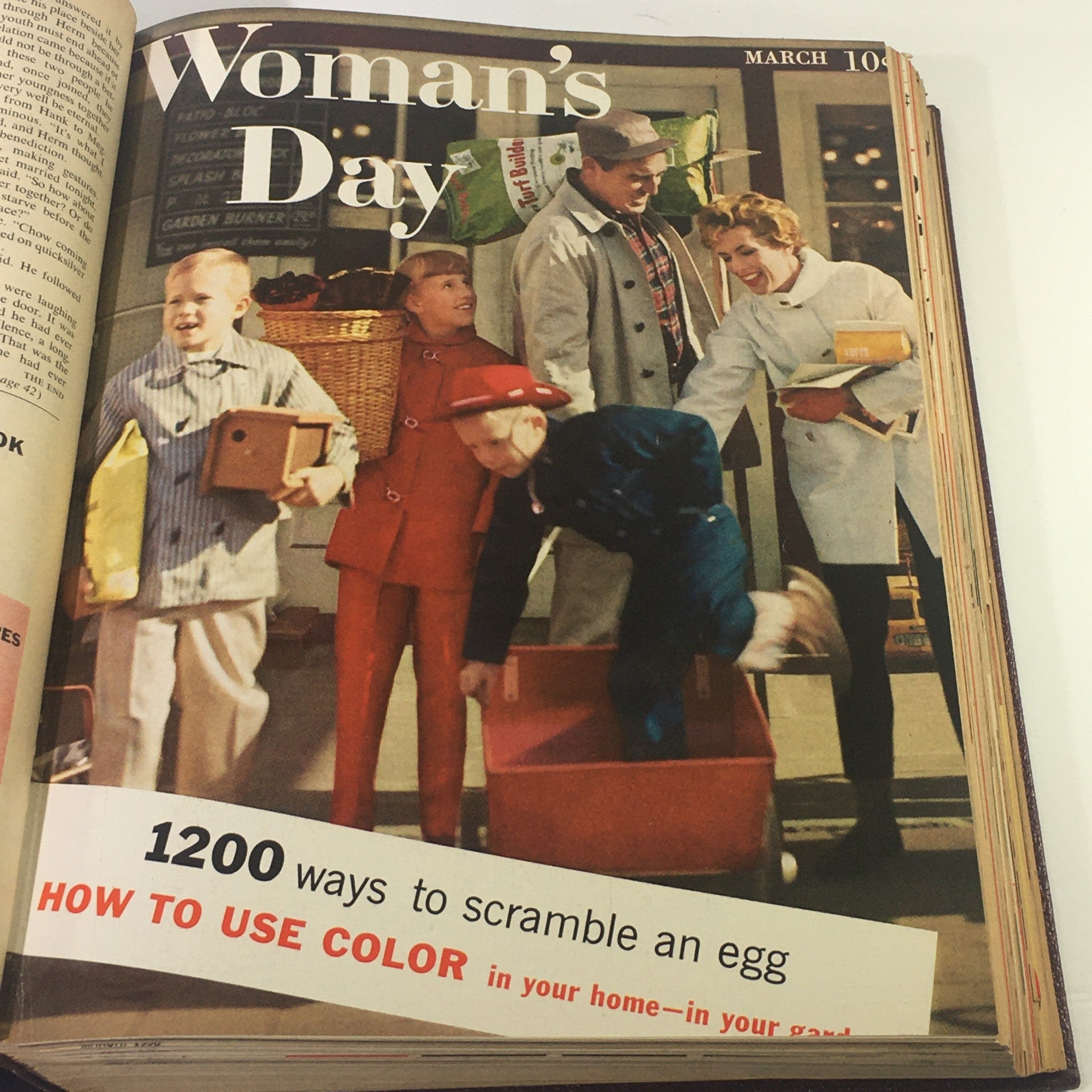 1958 Woman's Day Magazine Complete Year Round In One Book Compilation