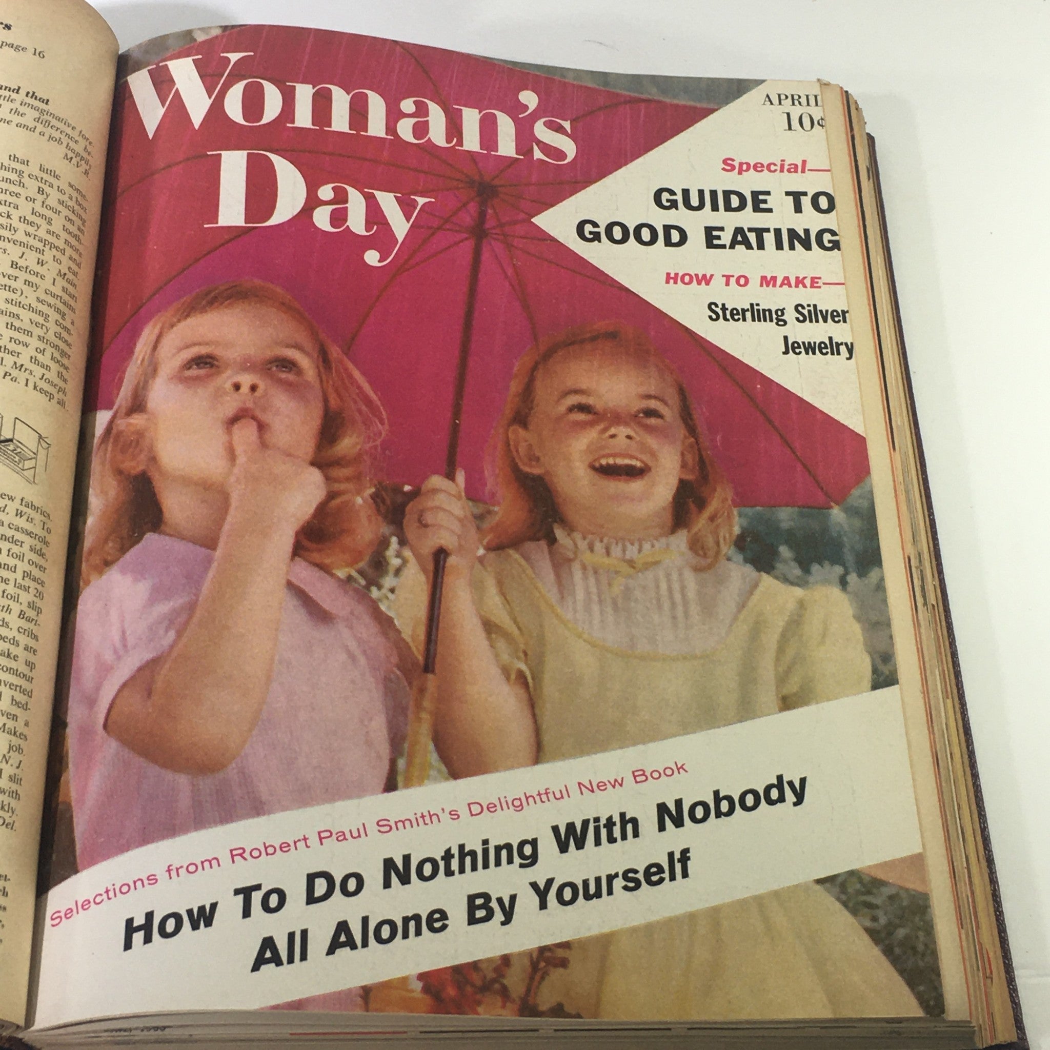 1958 Woman's Day Magazine Complete Year Round In One Book Compilation