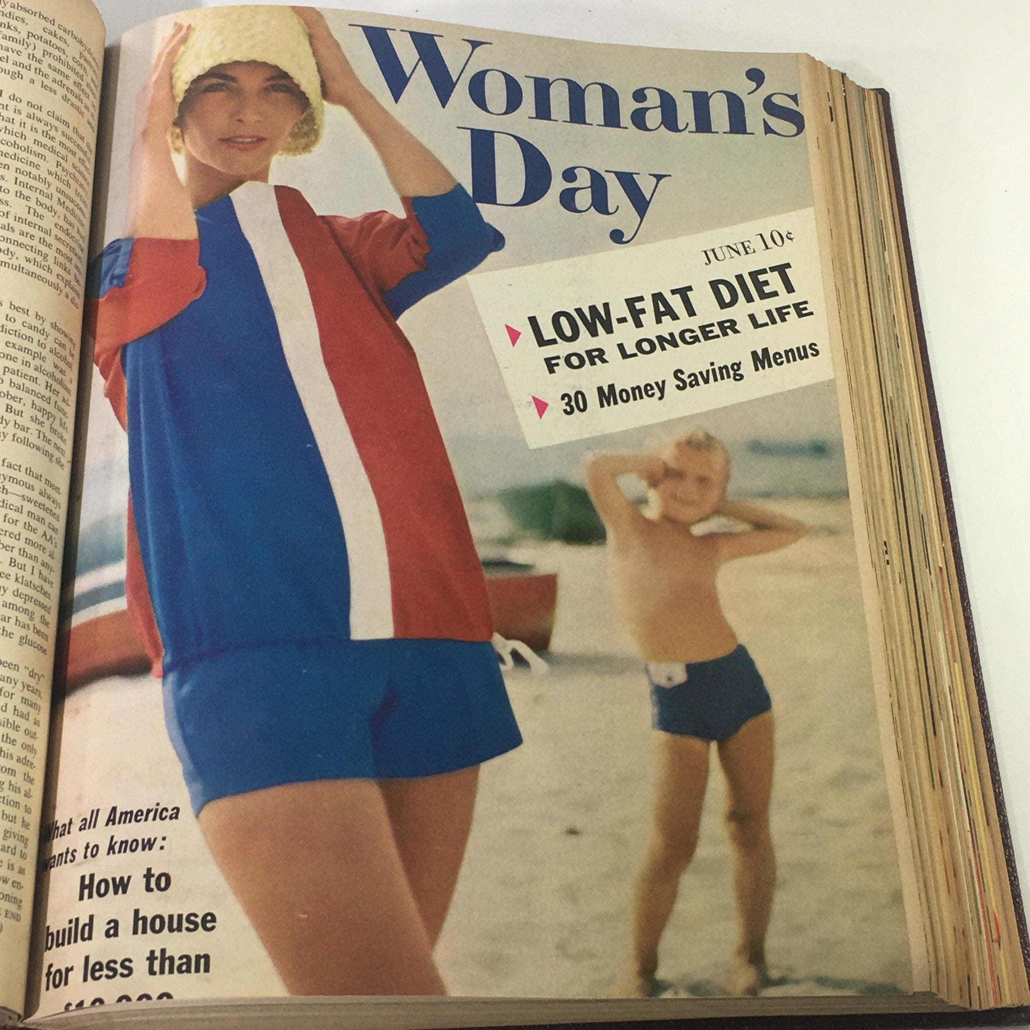 1958 Woman's Day Magazine Complete Year Round In One Book Compilation