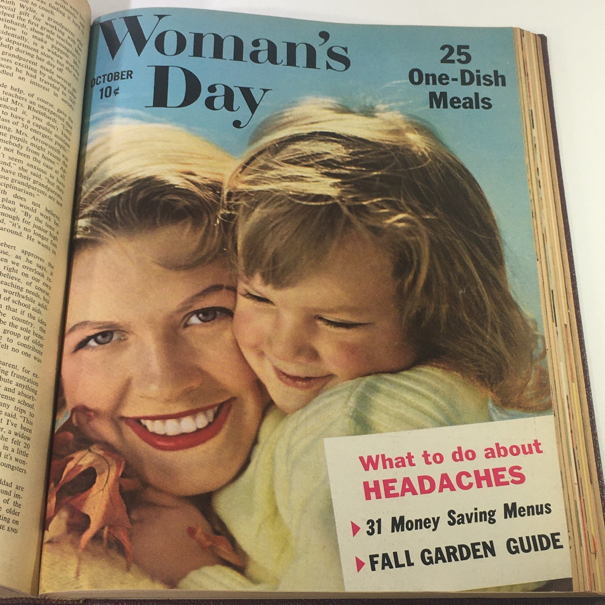 1958 Woman's Day Magazine Complete Year Round In One Book Compilation