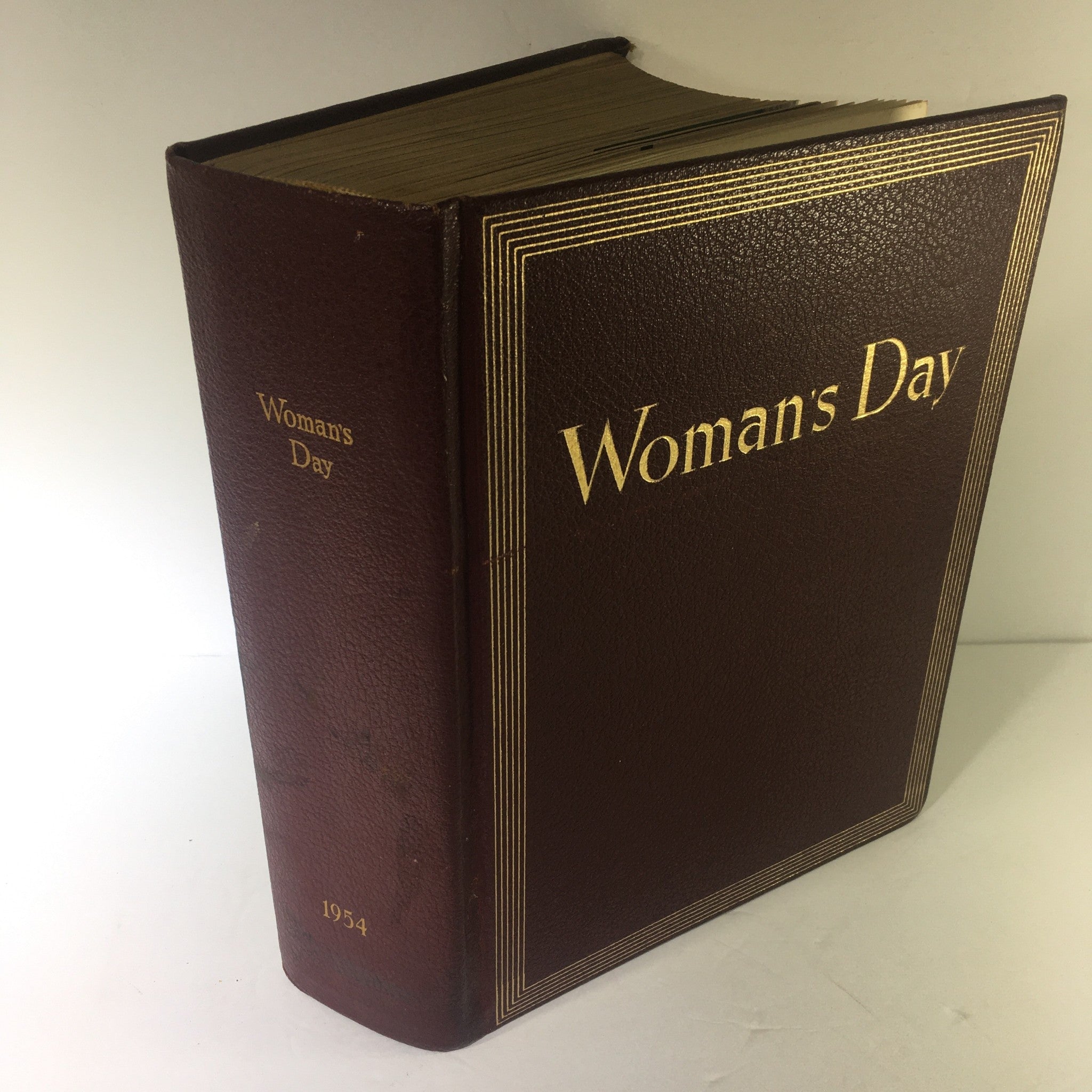 1954 Woman's Day Magazine Complete Year Round In One Book Compilation