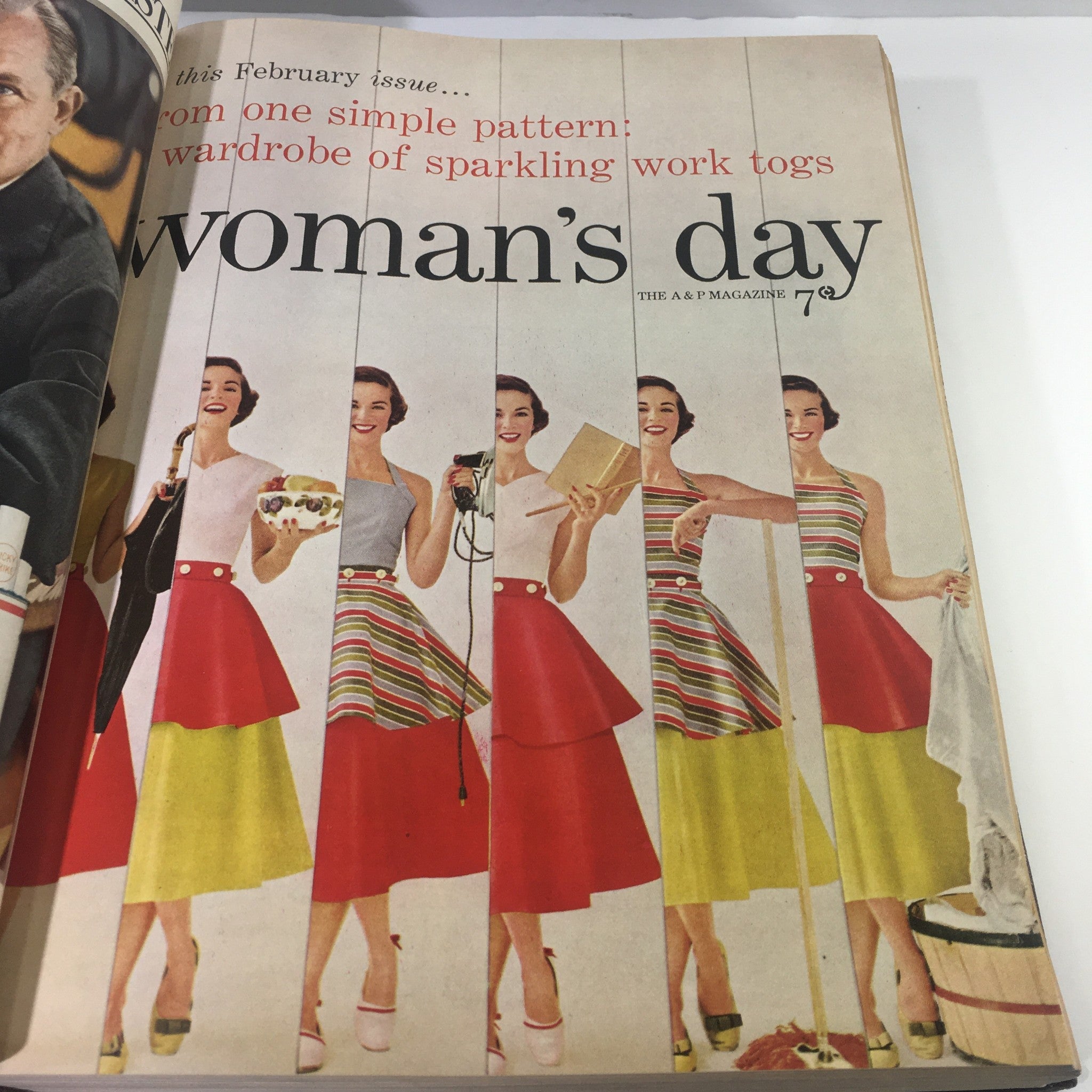 1954 Woman's Day Magazine Complete Year Round In One Book Compilation