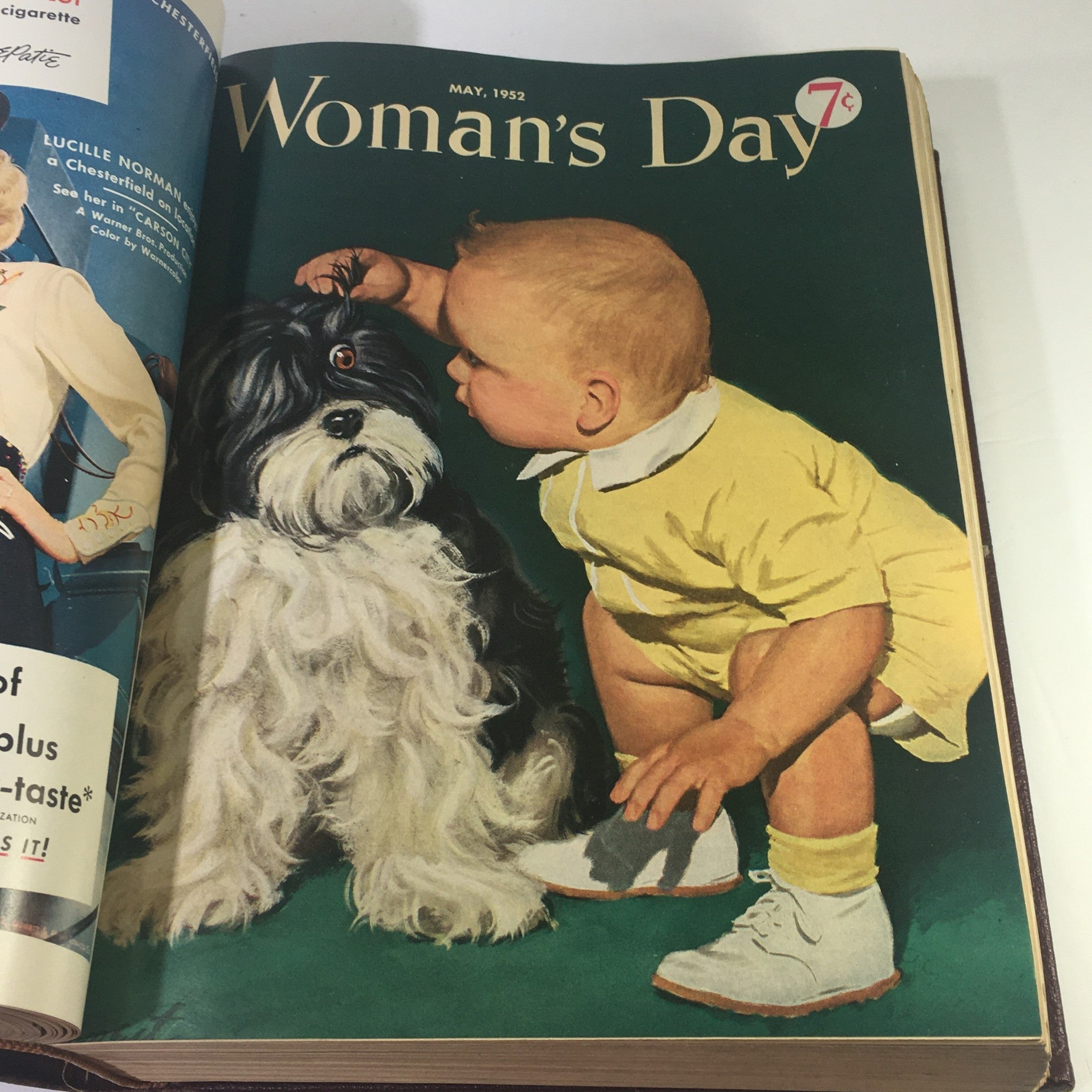 1952 Woman's Day Magazine Complete Year Round In One Book Compilation