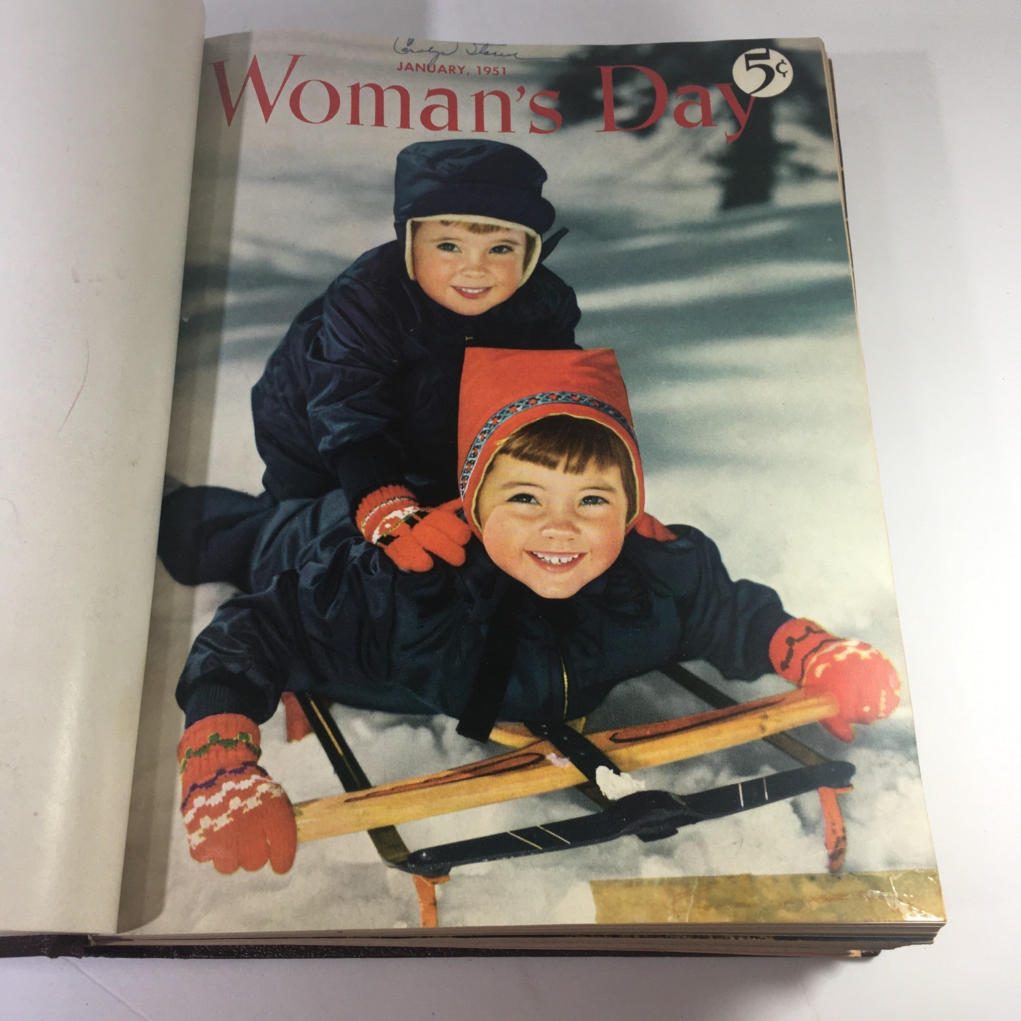 1951 Woman's Day Magazine Complete Year Round In One Book Compilation