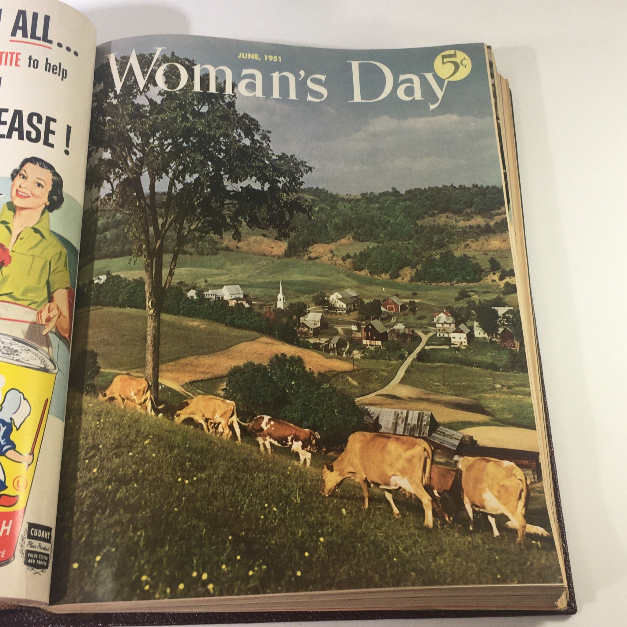 1951 Woman's Day Magazine Complete Year Round In One Book Compilation