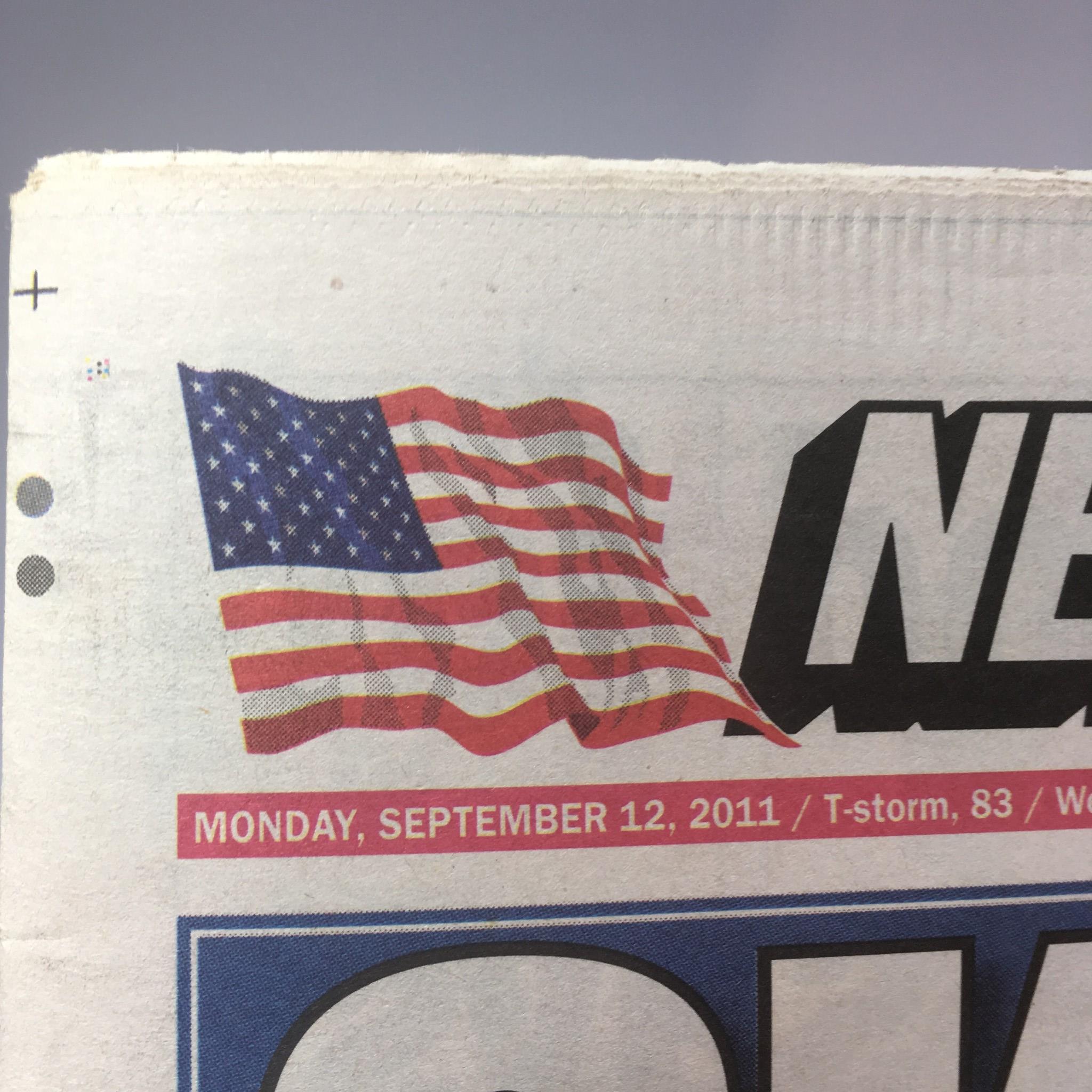 New York Post: Sept 12 2011, Skinned, Eli Leads Giants To First Loss