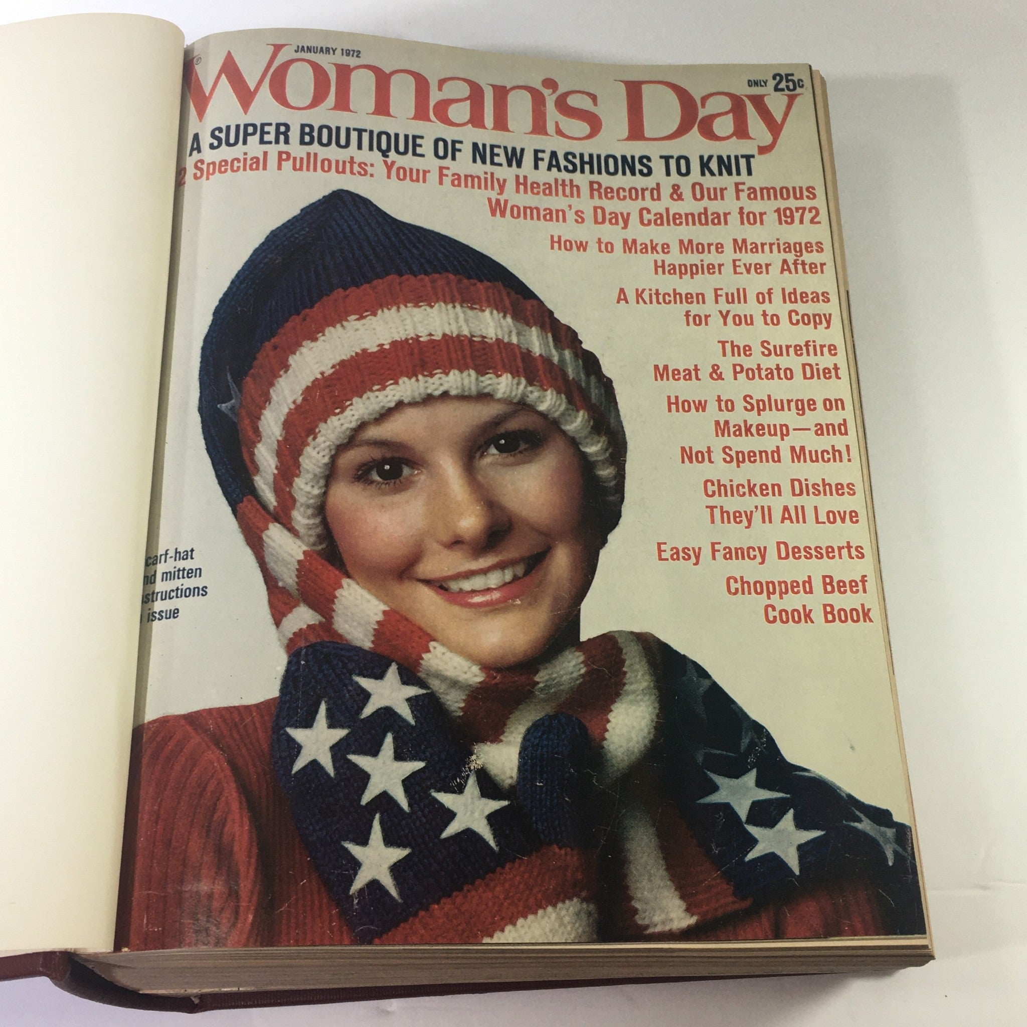 1972 Woman's Day Magazine Complete Year Round In One Book Compilation