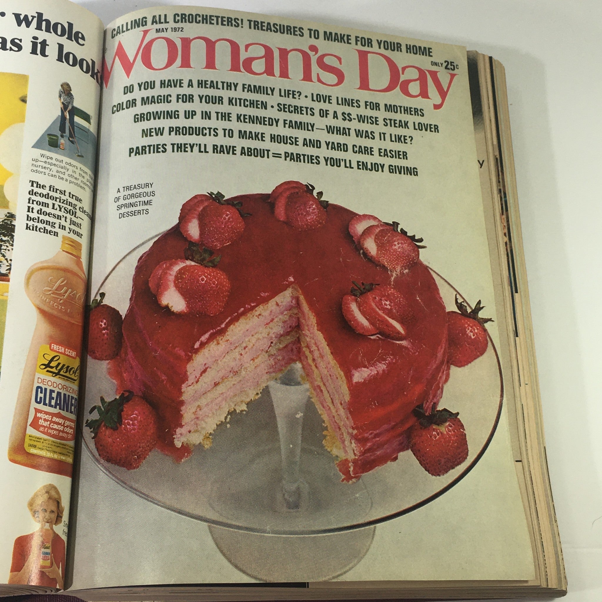 1972 Woman's Day Magazine Complete Year Round In One Book Compilation